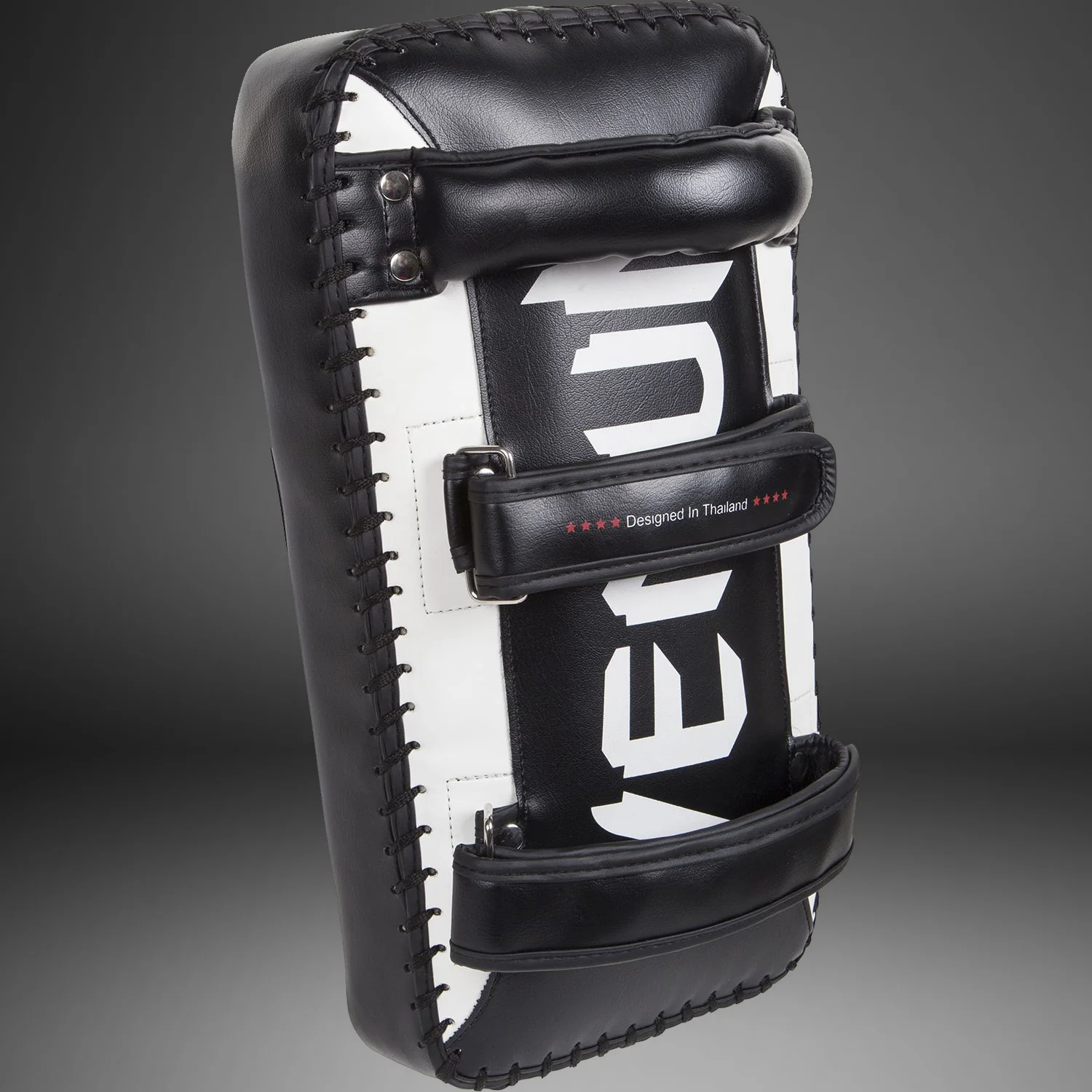 Venum Giant Kick Pads - Schwarz/Ice (Paar) - Image 9