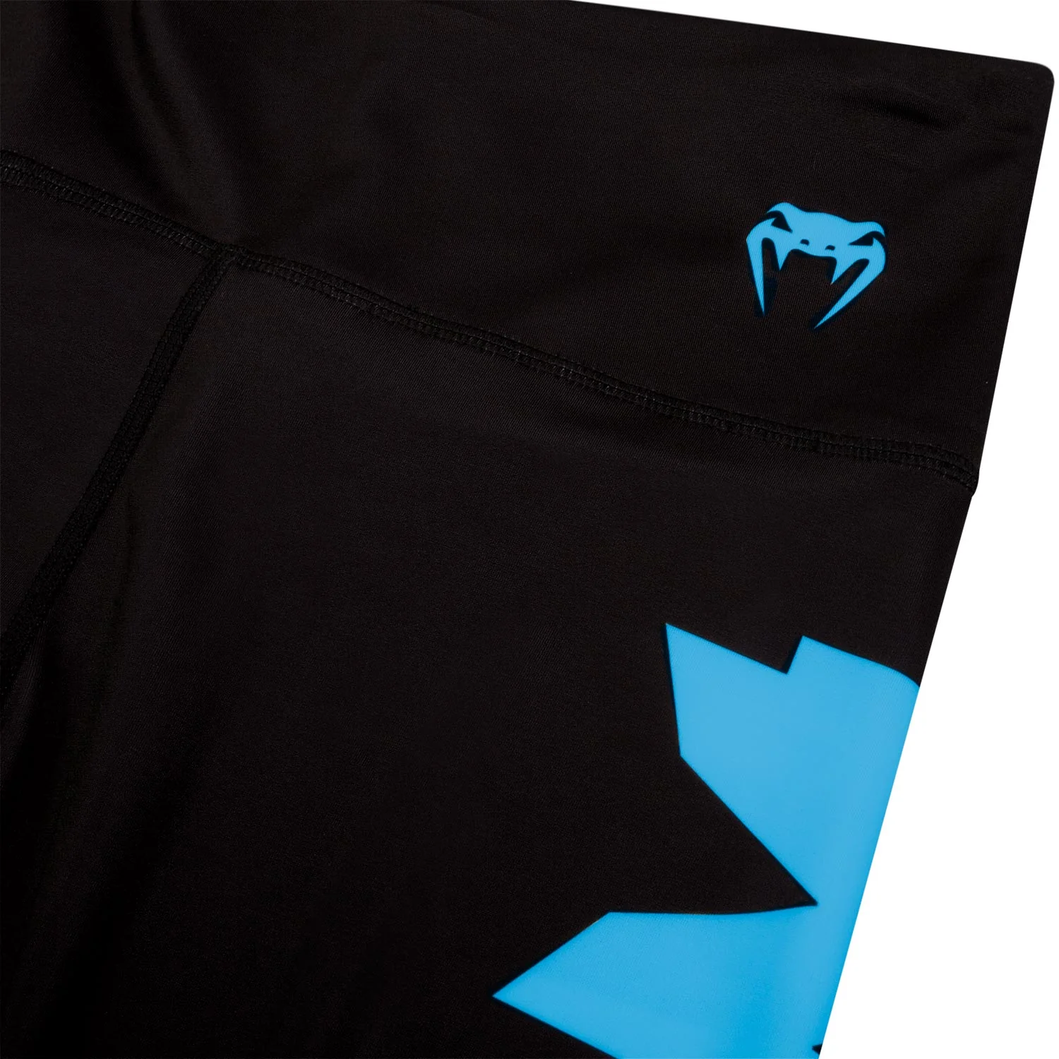 Venum Giant Kurze Leggings - Schwarz/Cyan - Image 6