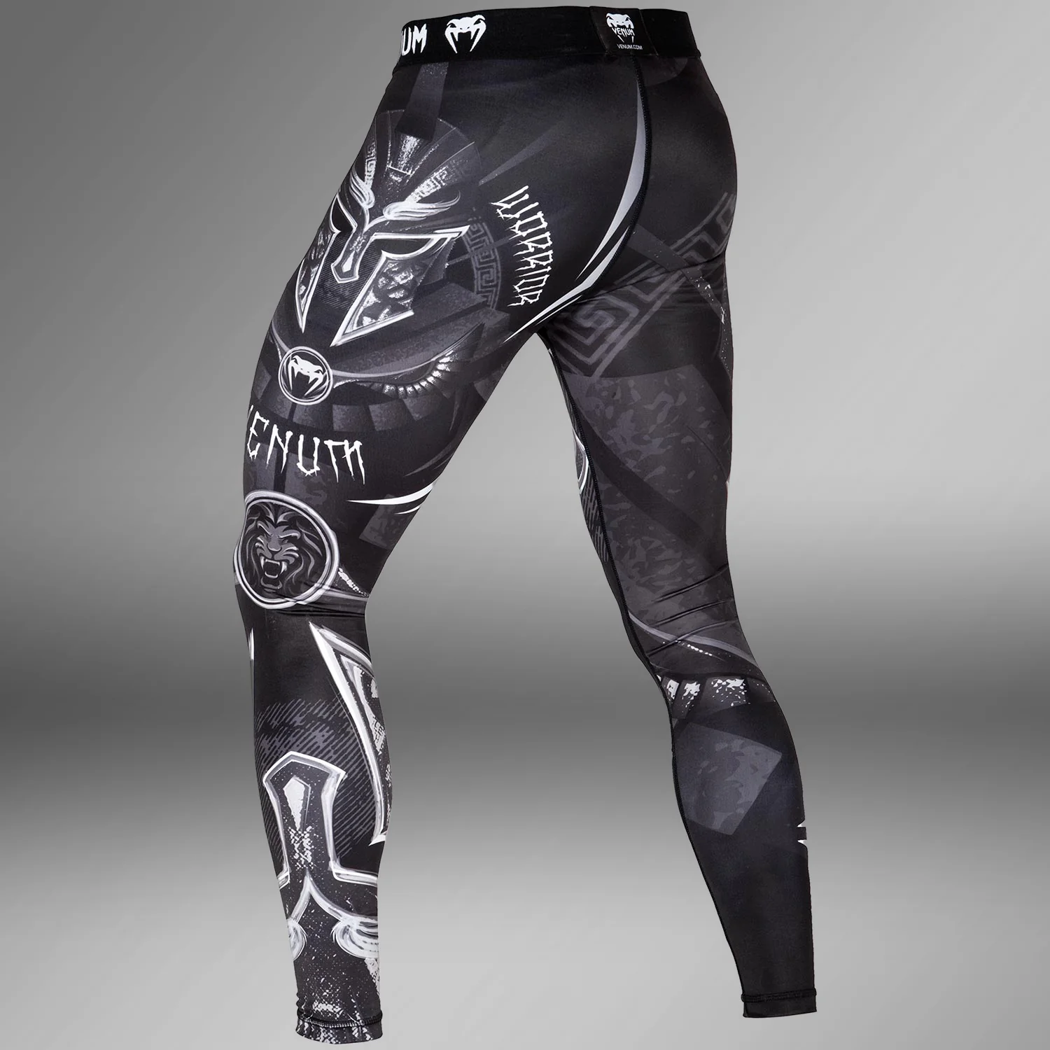 Venum Gladiator 3.0 Kompressionshose - Schwarz/Weiß - Image 3