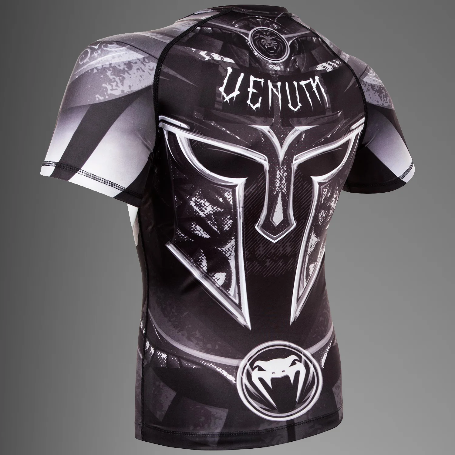 Venum Gladiator 3.0 Rashguard - Schwarz/Weiß - Kurzarm - Image 3