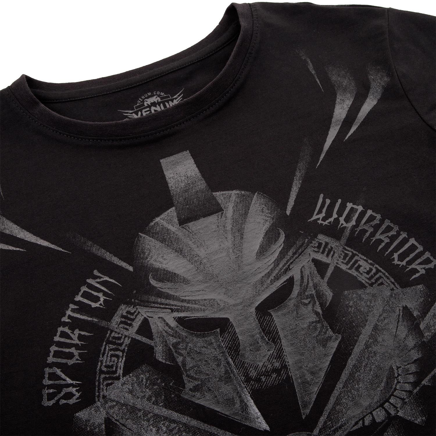 Venum Gladiator Kids T-Shirt - Schwarz/Schwarz - Image 4