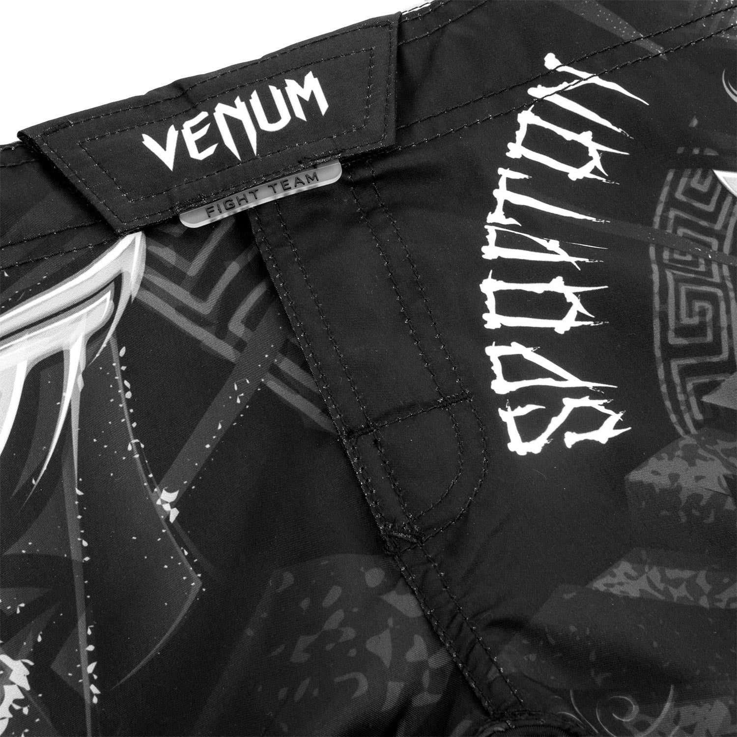 Venum Gladiator Kinder Kampfhorts - Schwarz/Weiß - Image 2