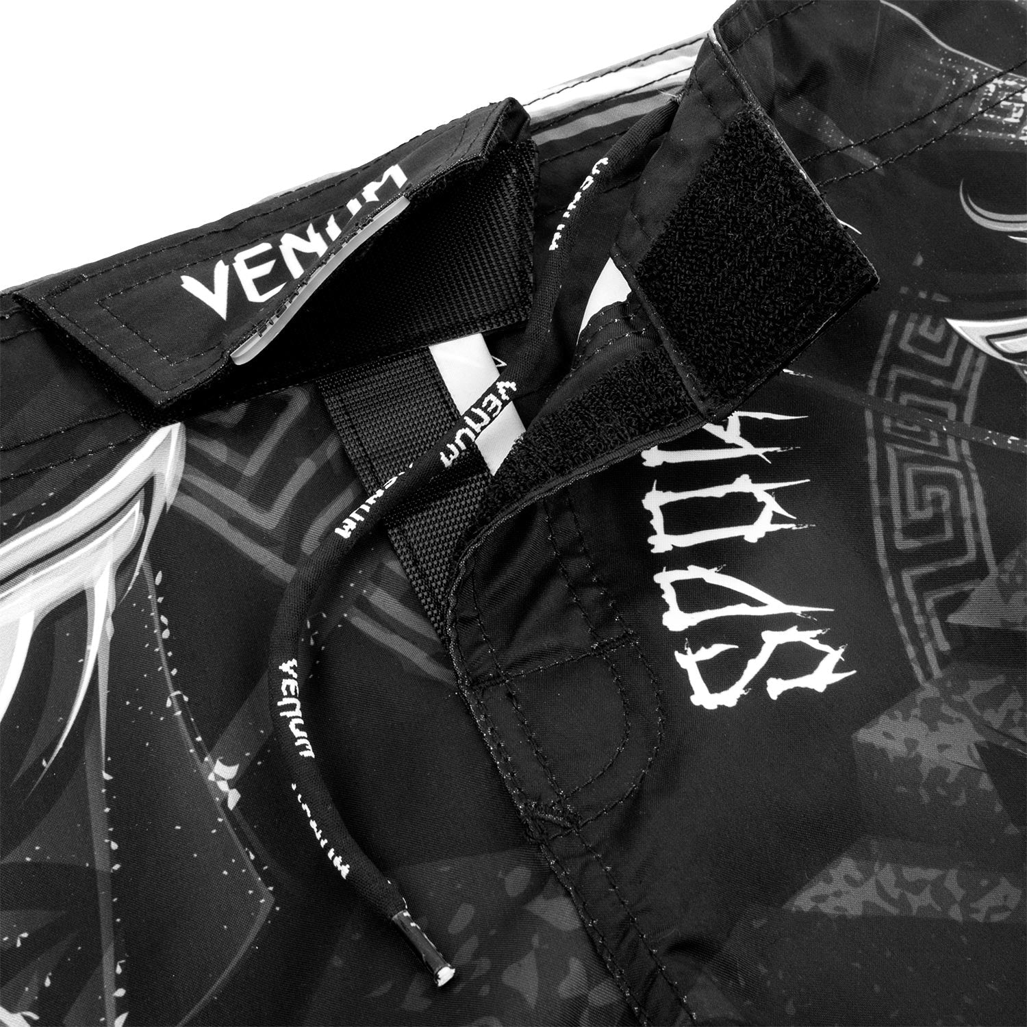 Venum Gladiator Kinder Kampfhorts - Schwarz/Weiß - Image 3