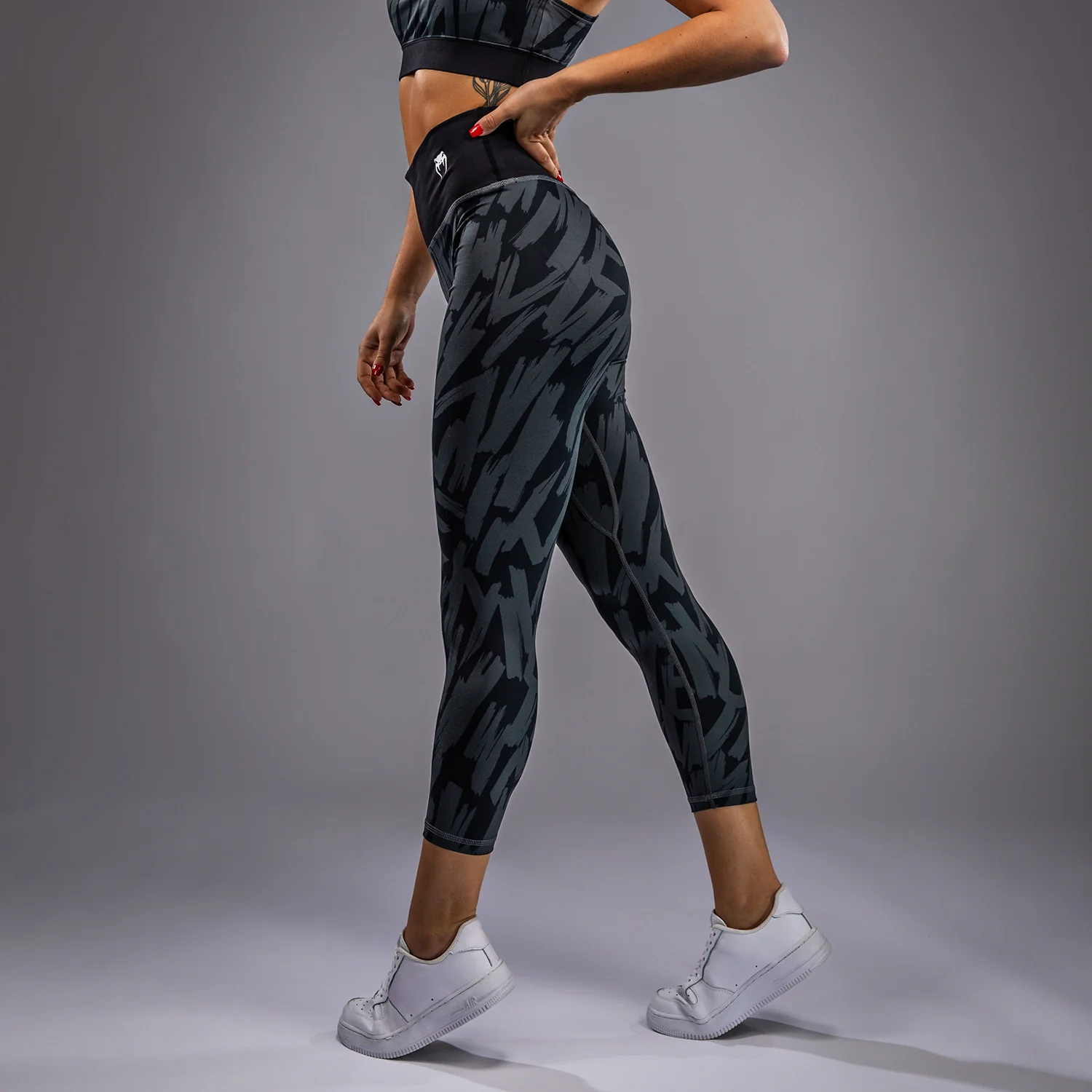 Venum Graffiti Frauen 7/8 Leggings - Urban Kohle - Image 3