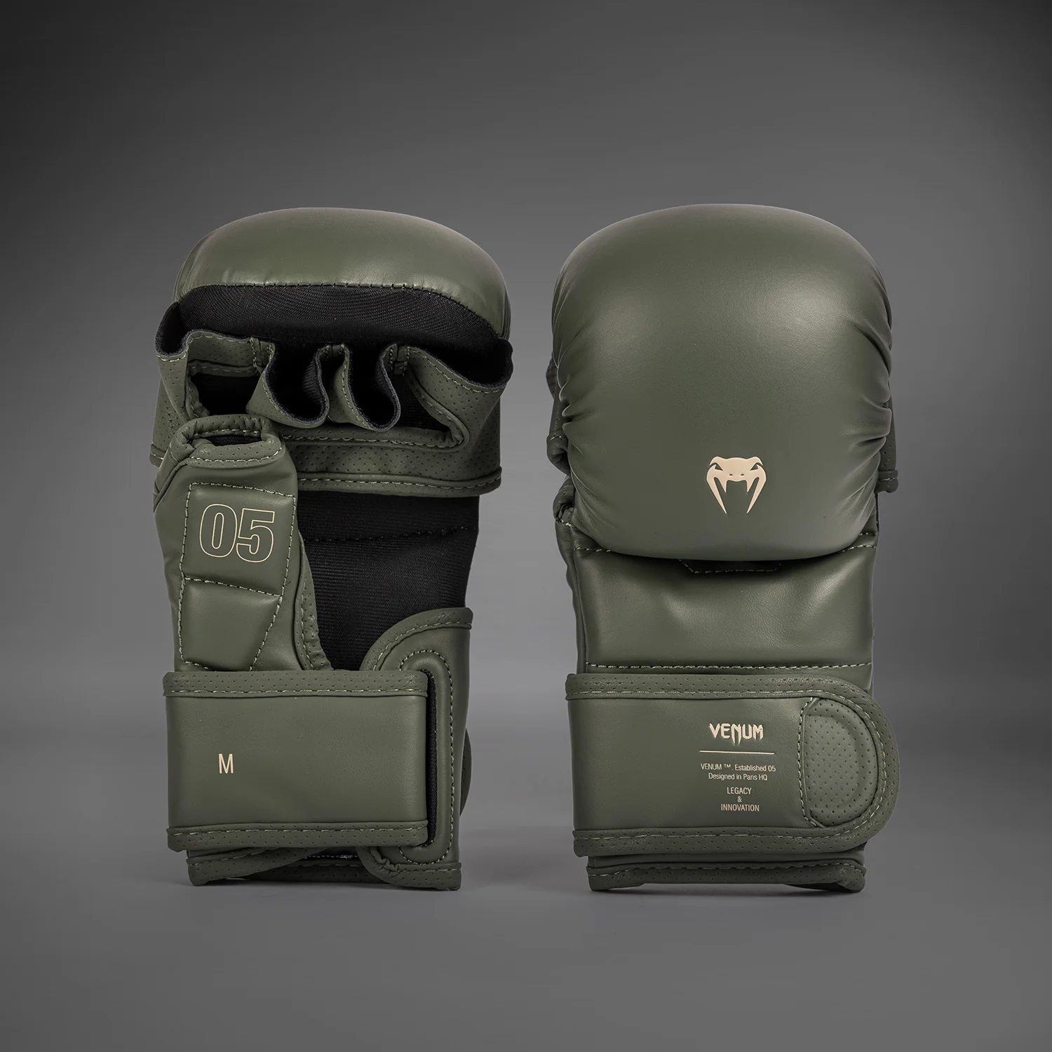 Venum Impact Evo MMA Sparring Handschuhe - Military Green - Image 2