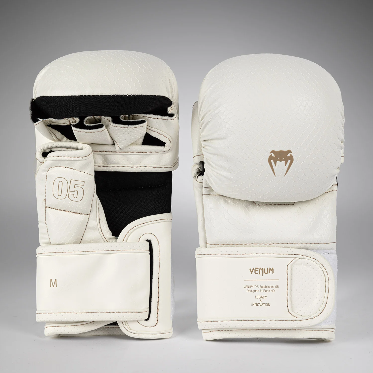 Venum Impact Evo Scales MMA Sparring Handschuhe – Elfenbein - Image 2