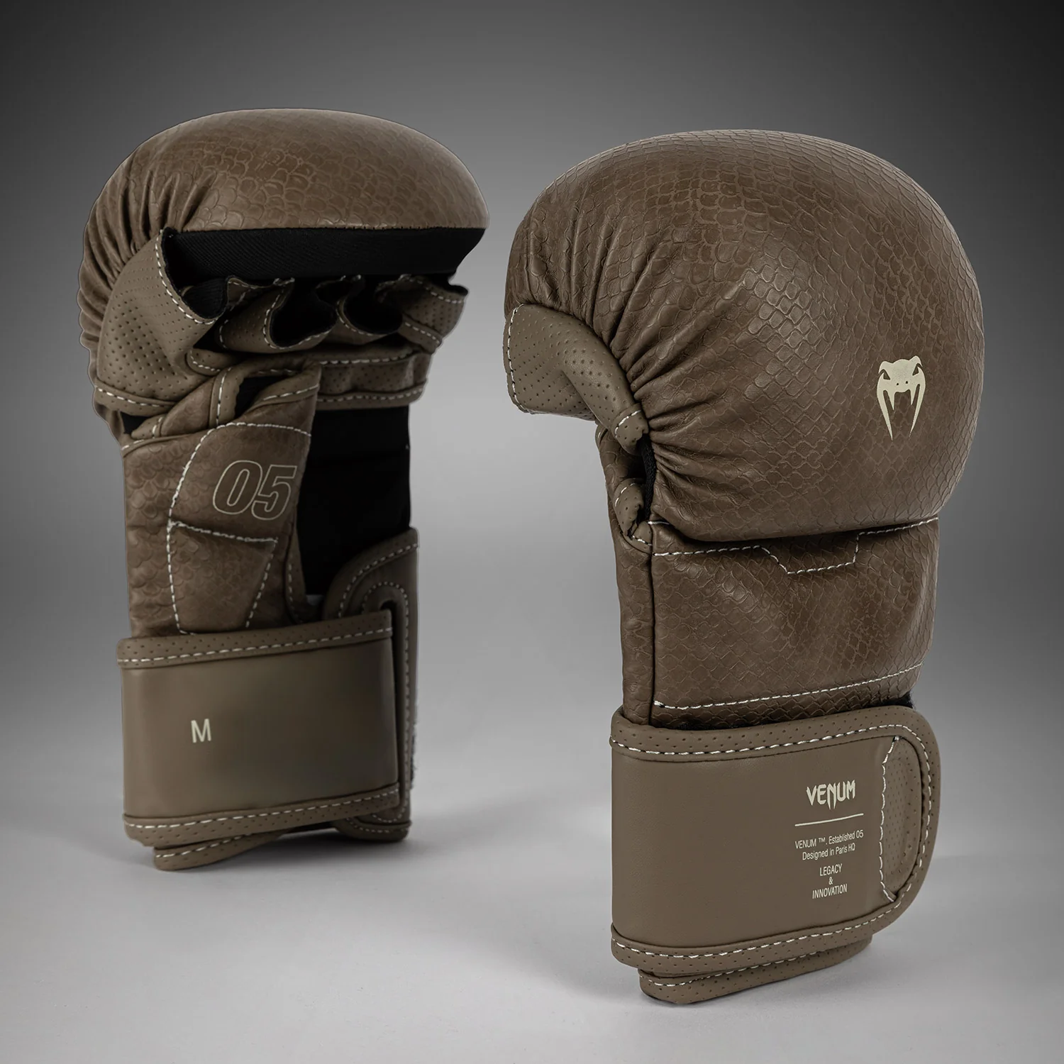 Venum Impact Evo Scales MMA Sparringshandschuhe – Braun - Image 3