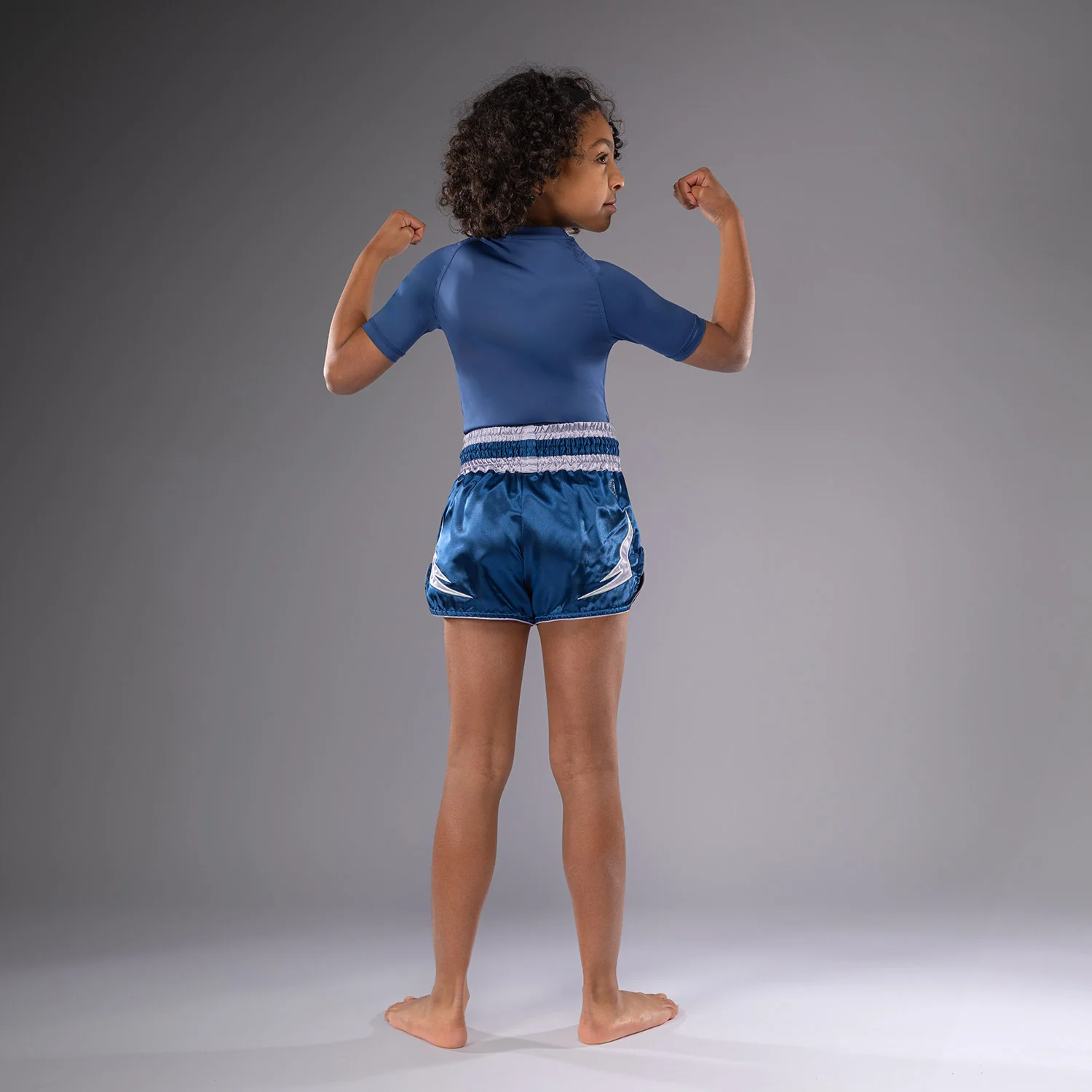 Venum Inferno Kinder Thai Shorts - Königsblau - Image 4