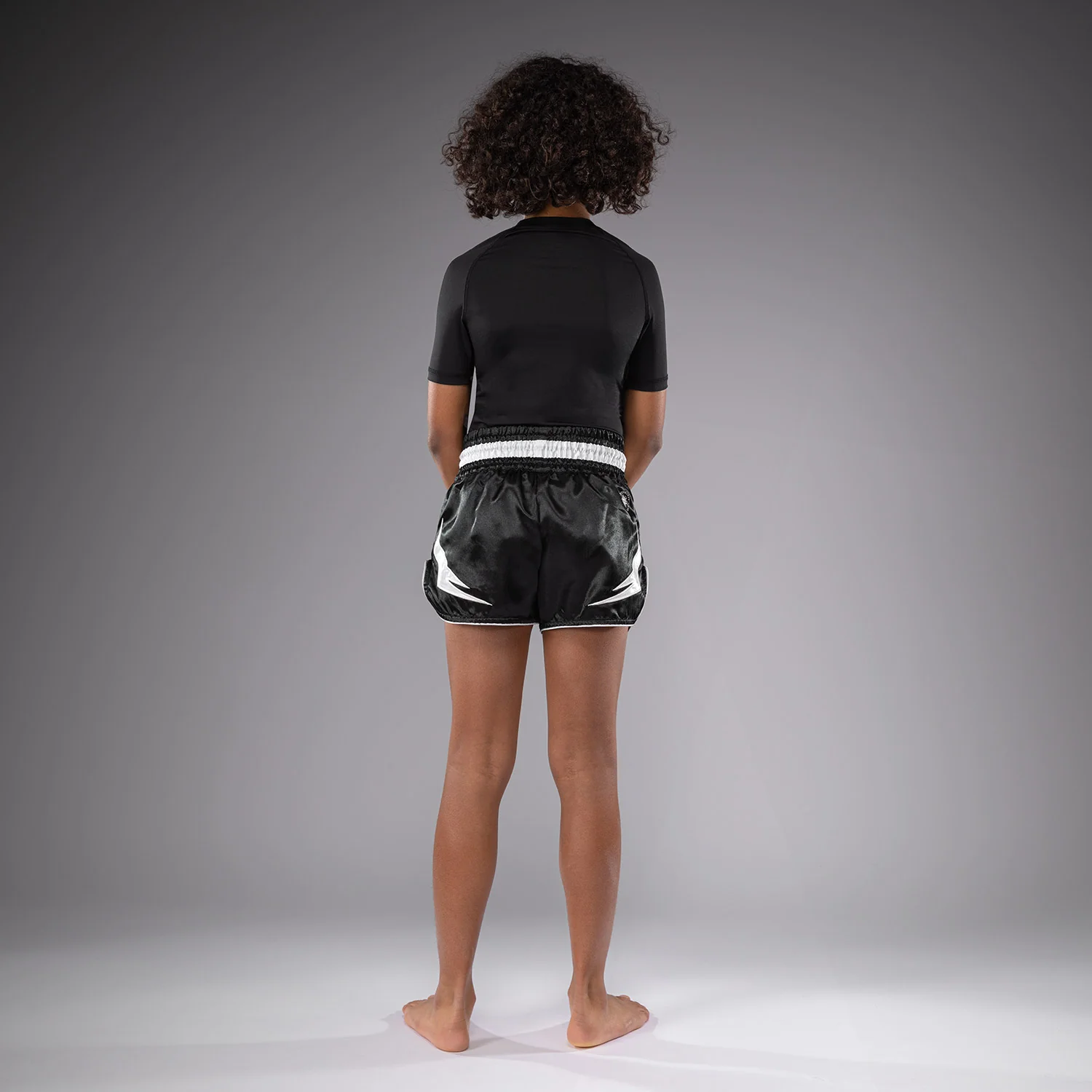 Venum Inferno Kinder Thai Shorts - Schwarz - Image 3