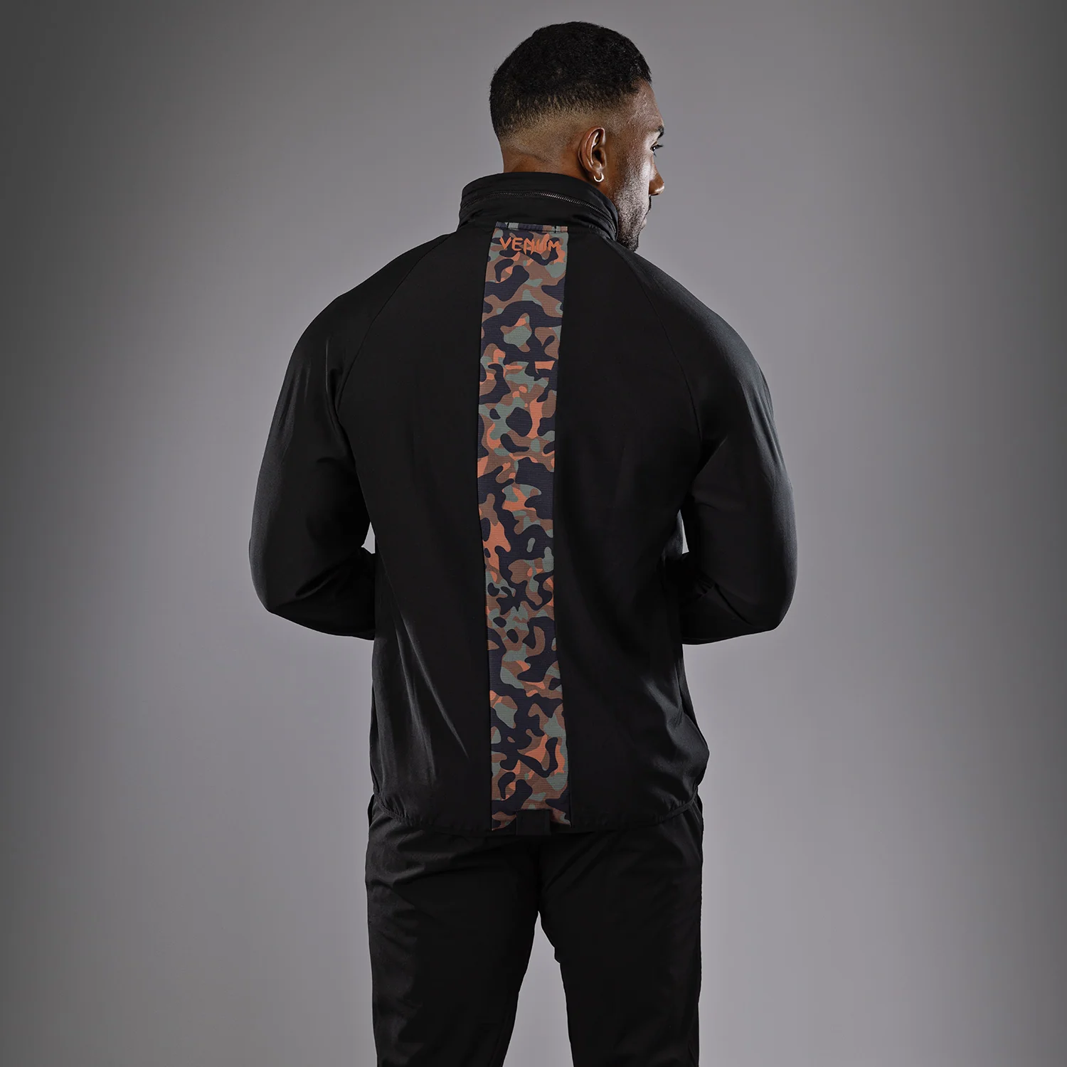 Venum Jungle Ops Herren-Trainingsjacke - Schwarz/Canyon Camo - Image 5