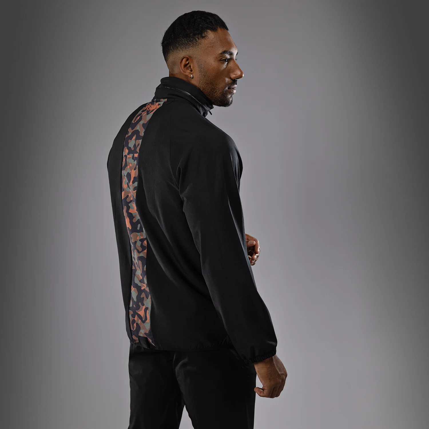 Venum Jungle Ops Herren-Trainingsjacke - Schwarz/Canyon Camo - Image 7