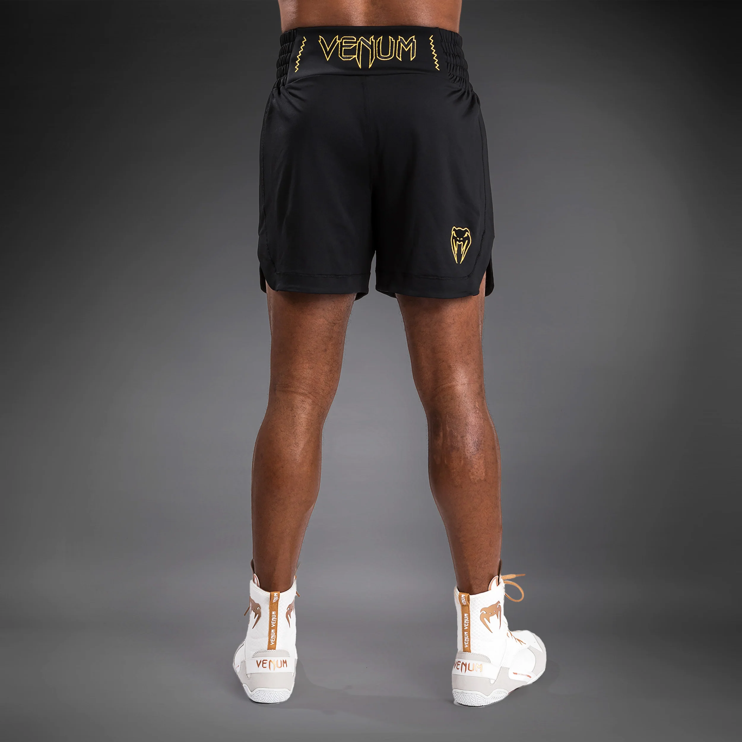 Venum Klassisch Boxing Shorts - Schwarz/Gold - Image 3
