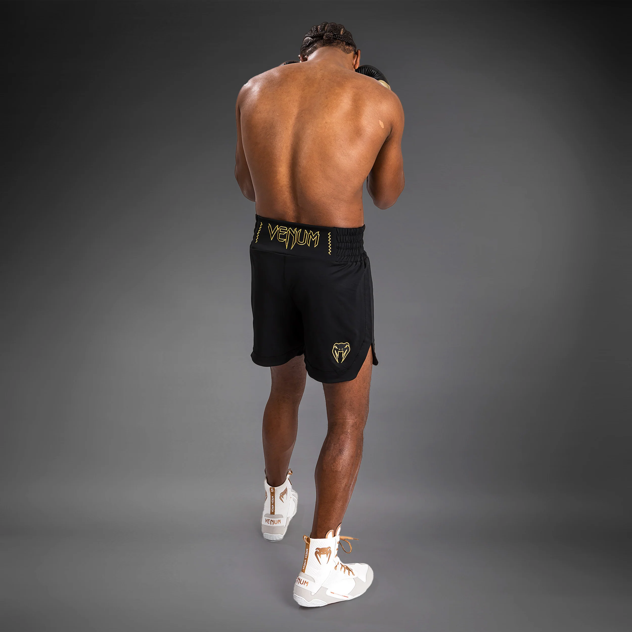 Venum Klassisch Boxing Shorts - Schwarz/Gold - Image 6
