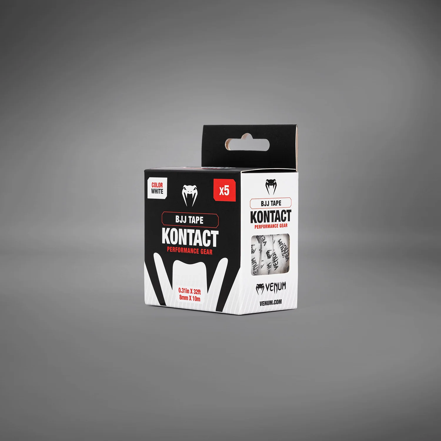 Venum Kontact BJJ Finger Tape - Weiß/Schwarz - Image 4