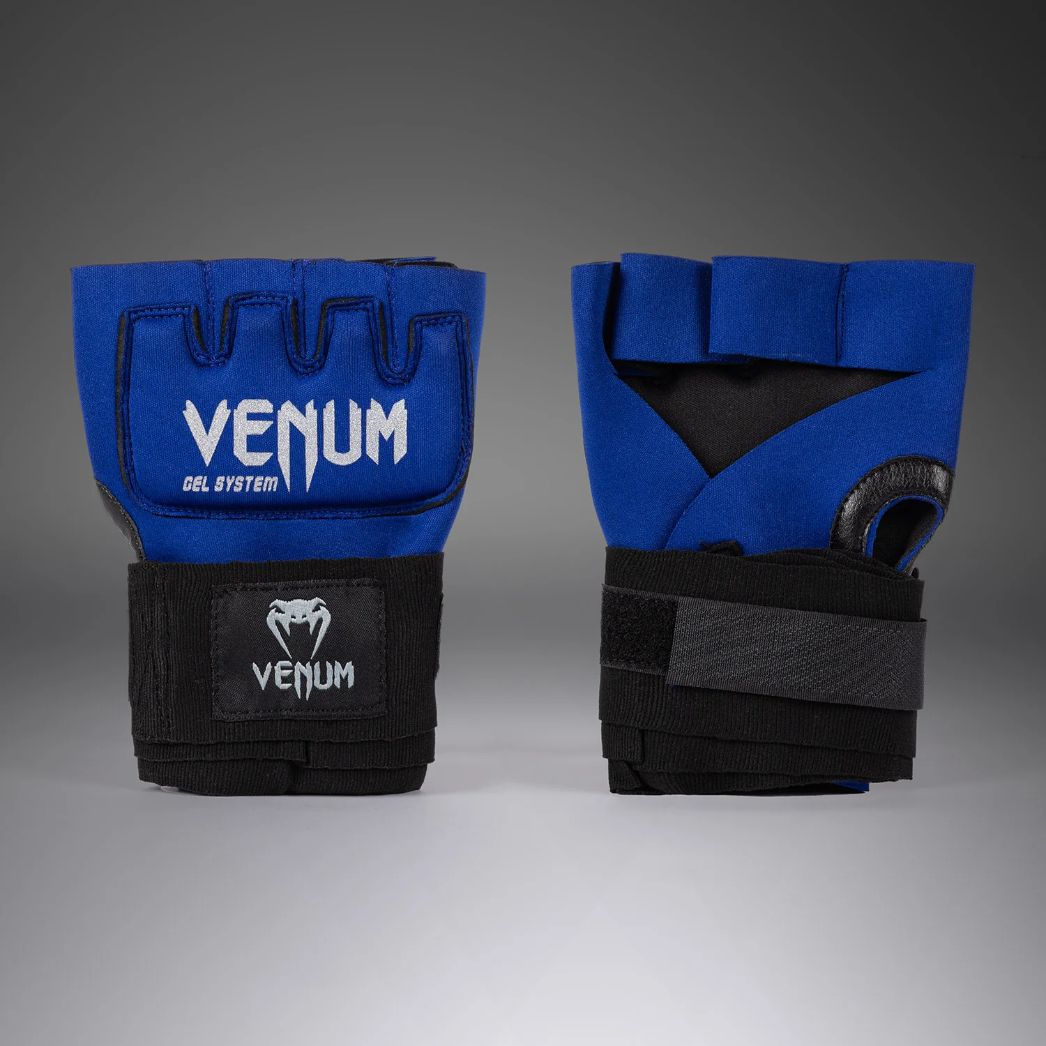 Venum Kontact Handschuh Wraps - Royalblau/Silber - Image 3