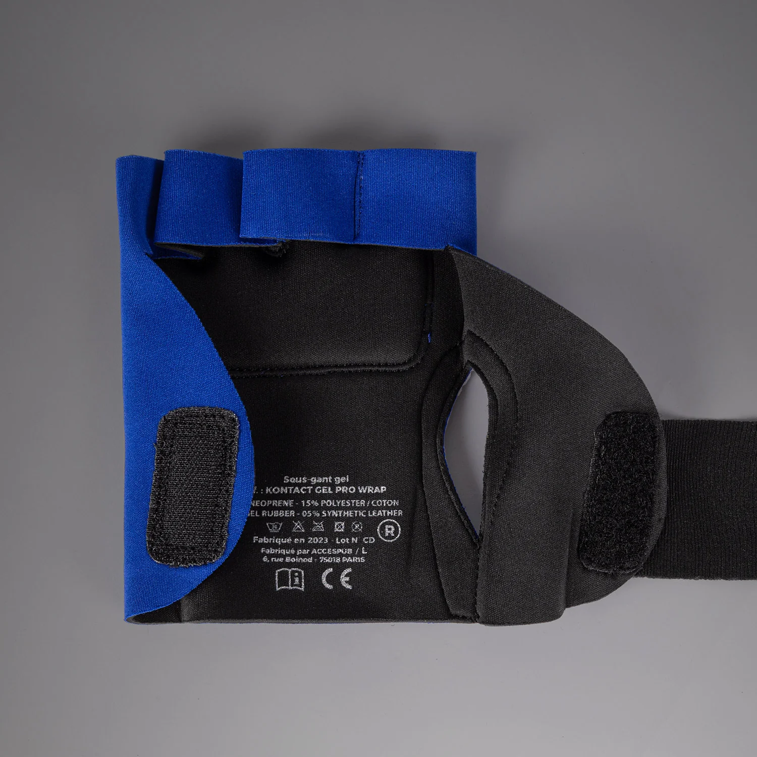Venum Kontact Handschuh Wraps - Royalblau/Silber - Image 4
