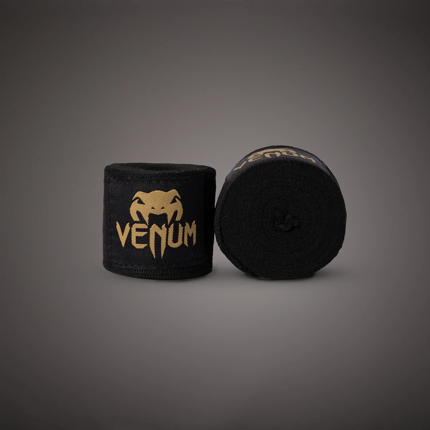 Venum Kontact Boxing Bandagen - Schwarz/Gold - 2.5m (98 in)