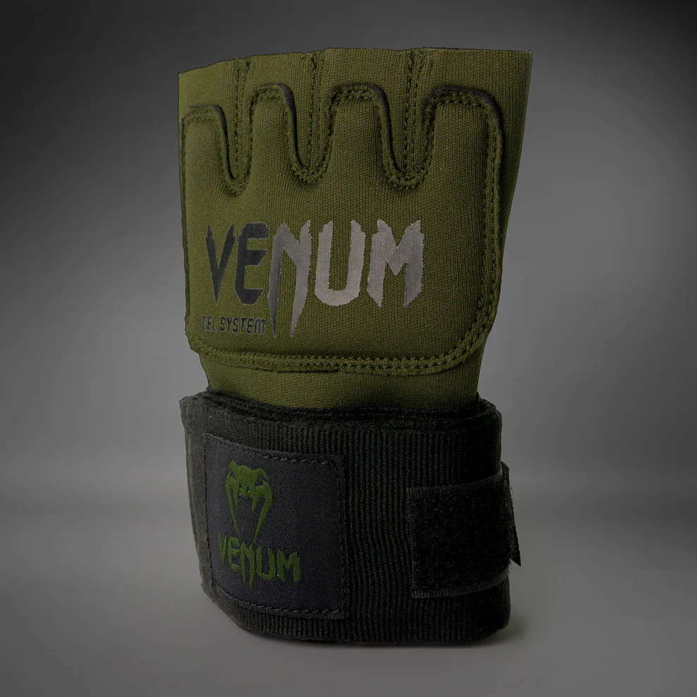 Venum Kontakt Gel Handschuh Wraps - Khaki/Schwarz