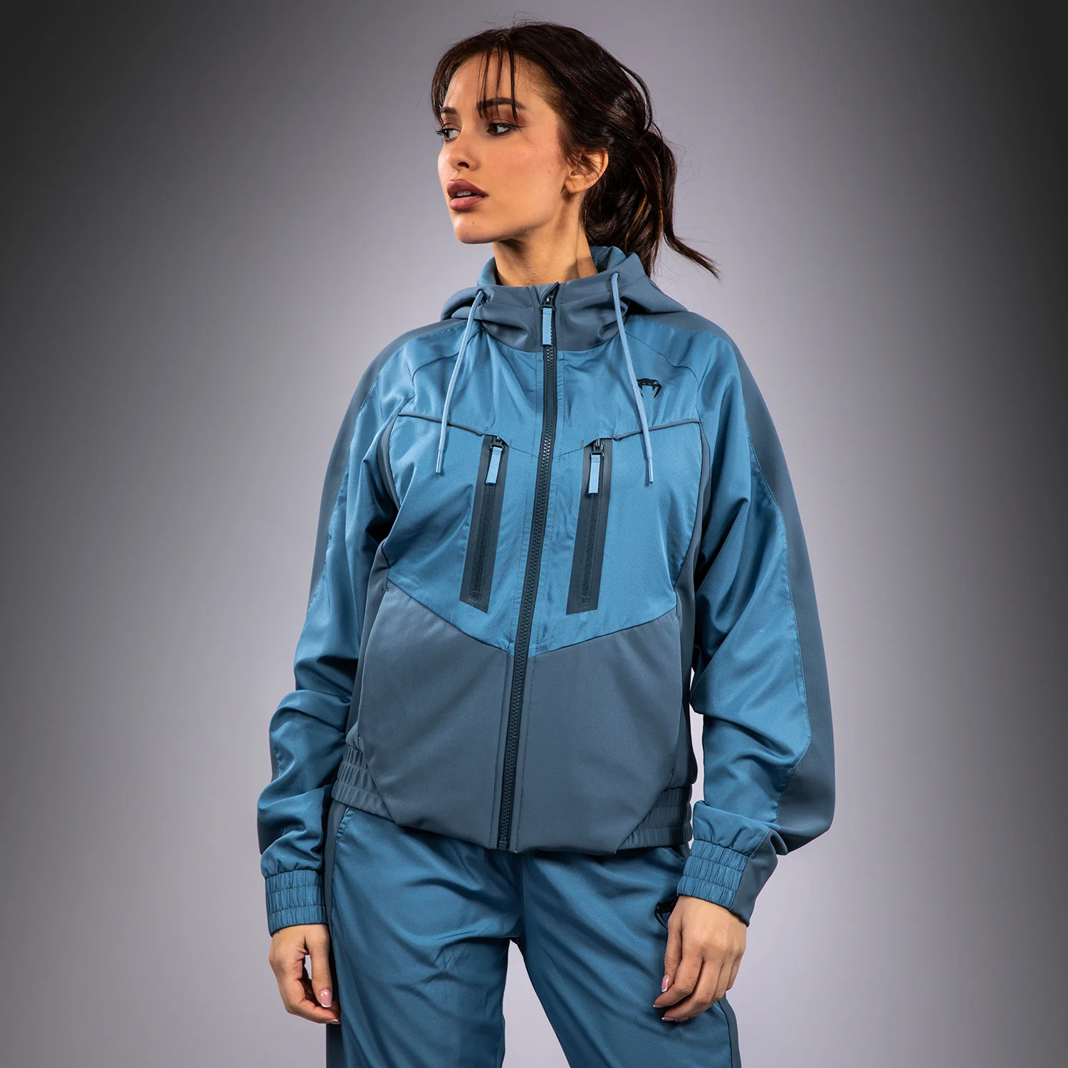 Venum Laser 3.0 Damen-Trainingsjacke - Pazifikblau