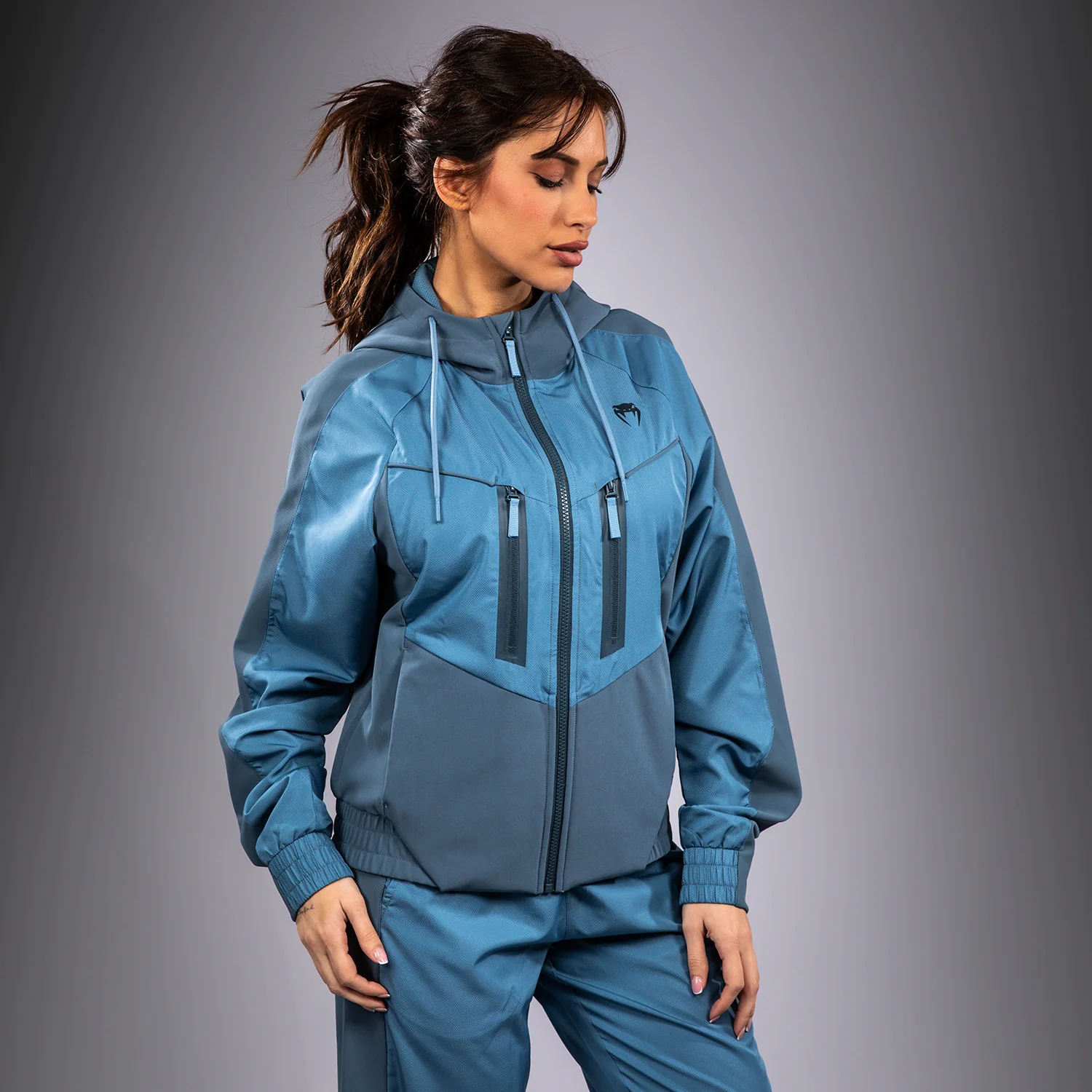 Venum Laser 3.0 Damen-Trainingsjacke - Pazifikblau - Image 4