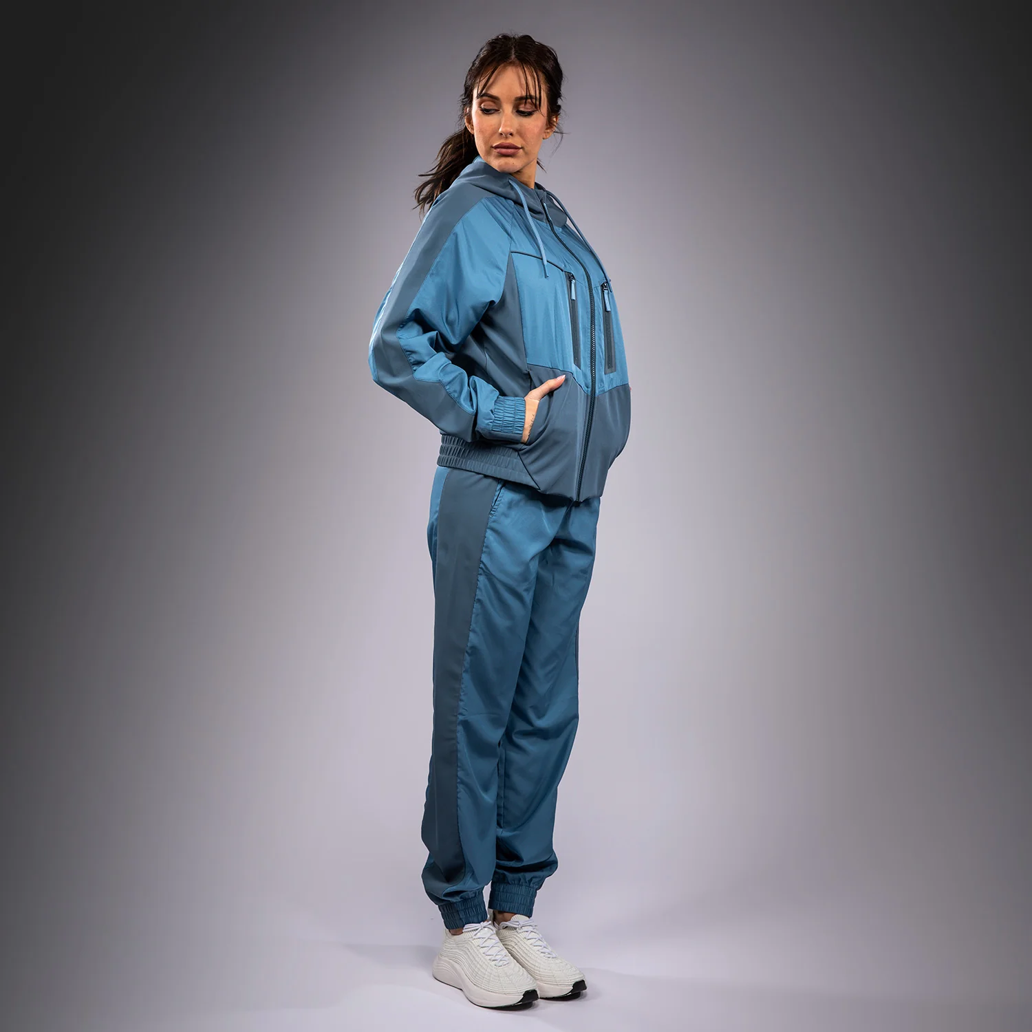 Venum Laser 3.0 Damen-Trainingsjacke - Pazifikblau - Image 5