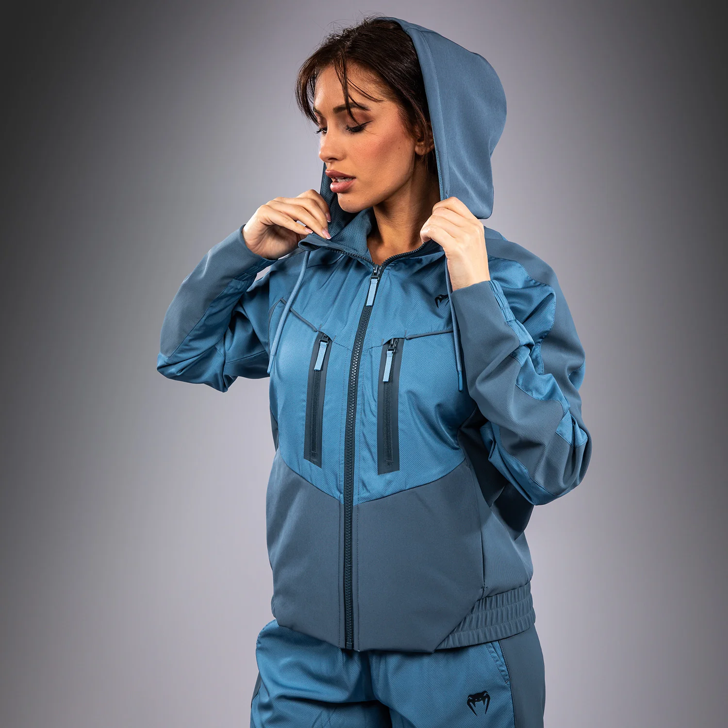 Venum Laser 3.0 Damen-Trainingsjacke - Pazifikblau - Image 6