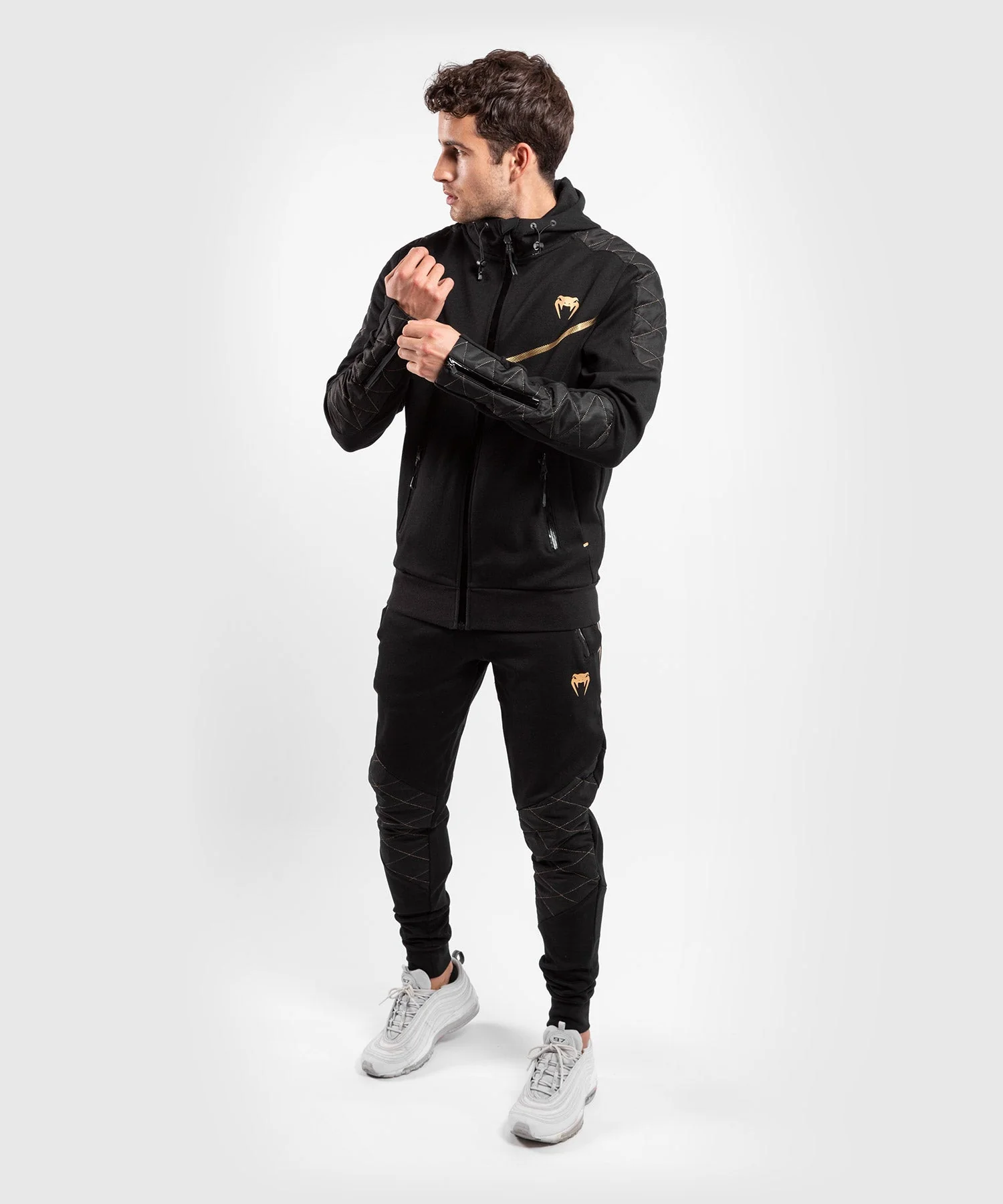 Venum Laser Evo Jogginghose - Schwarz/Gold - Image 8
