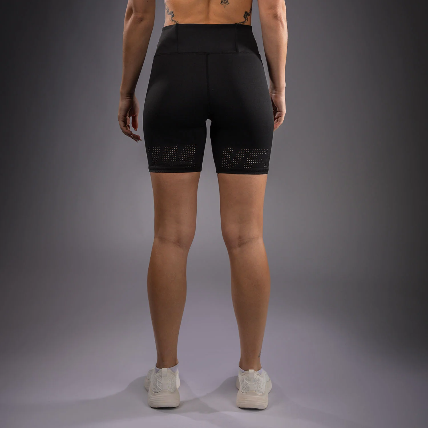 Venum Lazer Kompressionsshorts für Damen - Schwarz/Gelb - Image 3