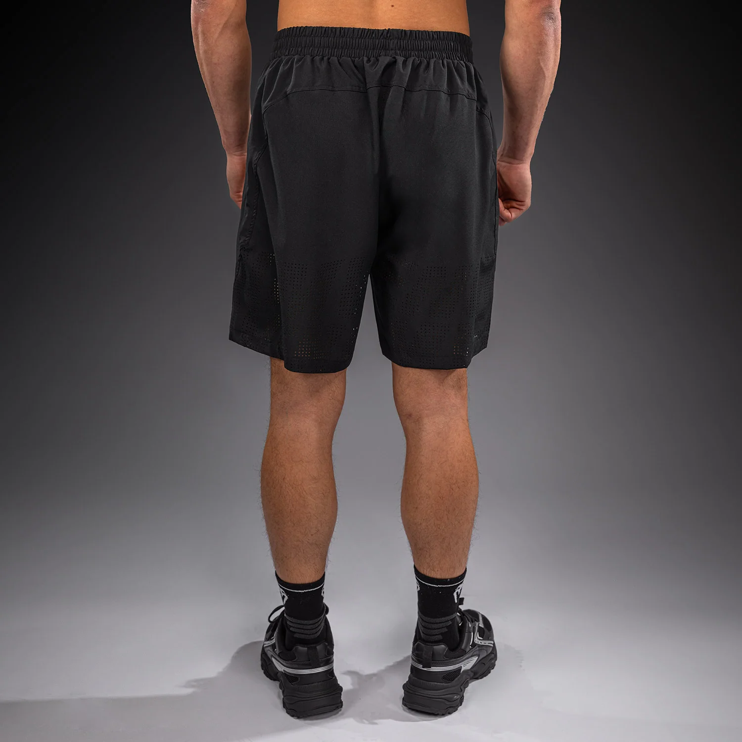 Venum Lazer Trainingsshorts - Schwarz/Grau - Image 5