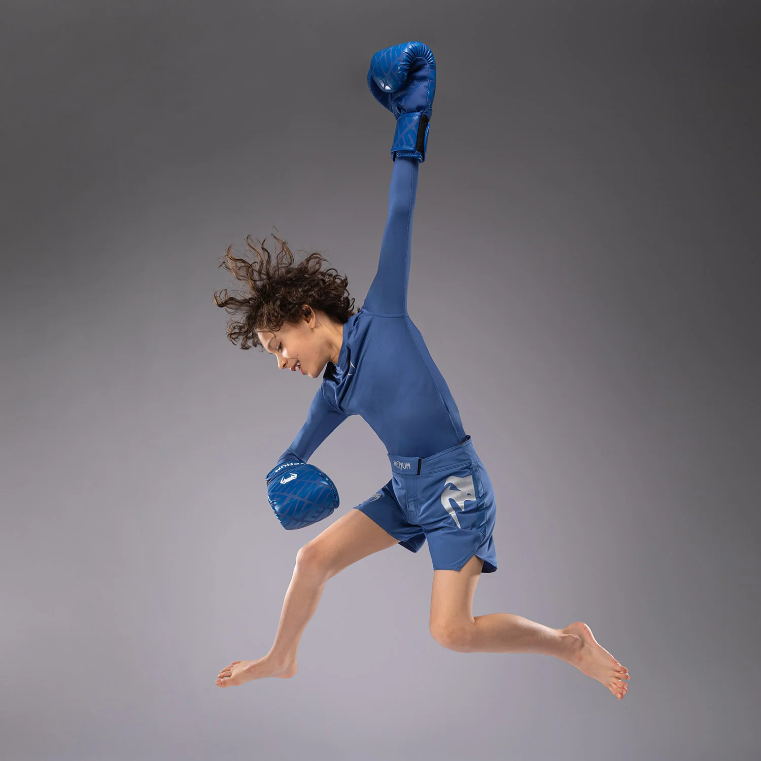 Venum Light Kinder Fight Shorts - Königsblau - Image 4