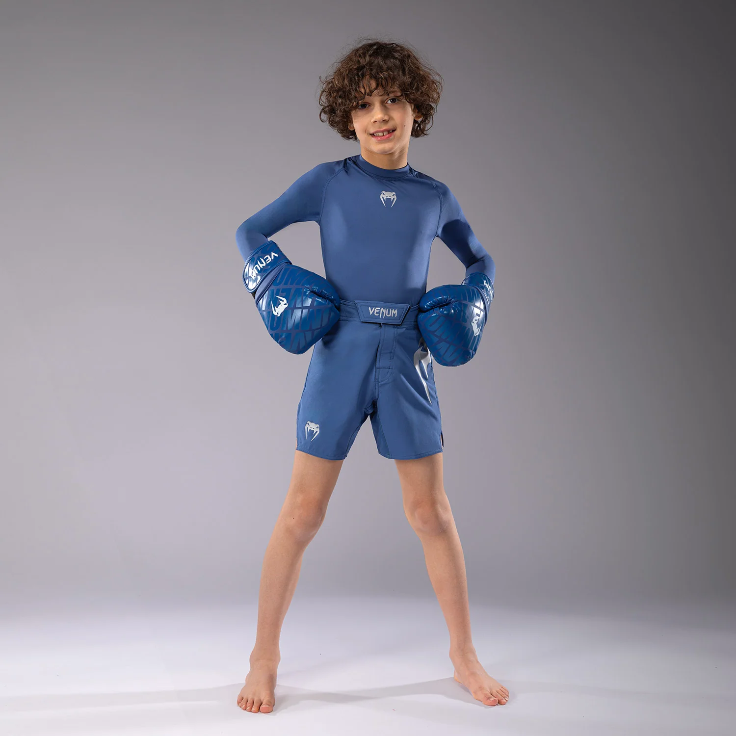 Venum Light Kinder Fight Shorts - Königsblau - Image 6