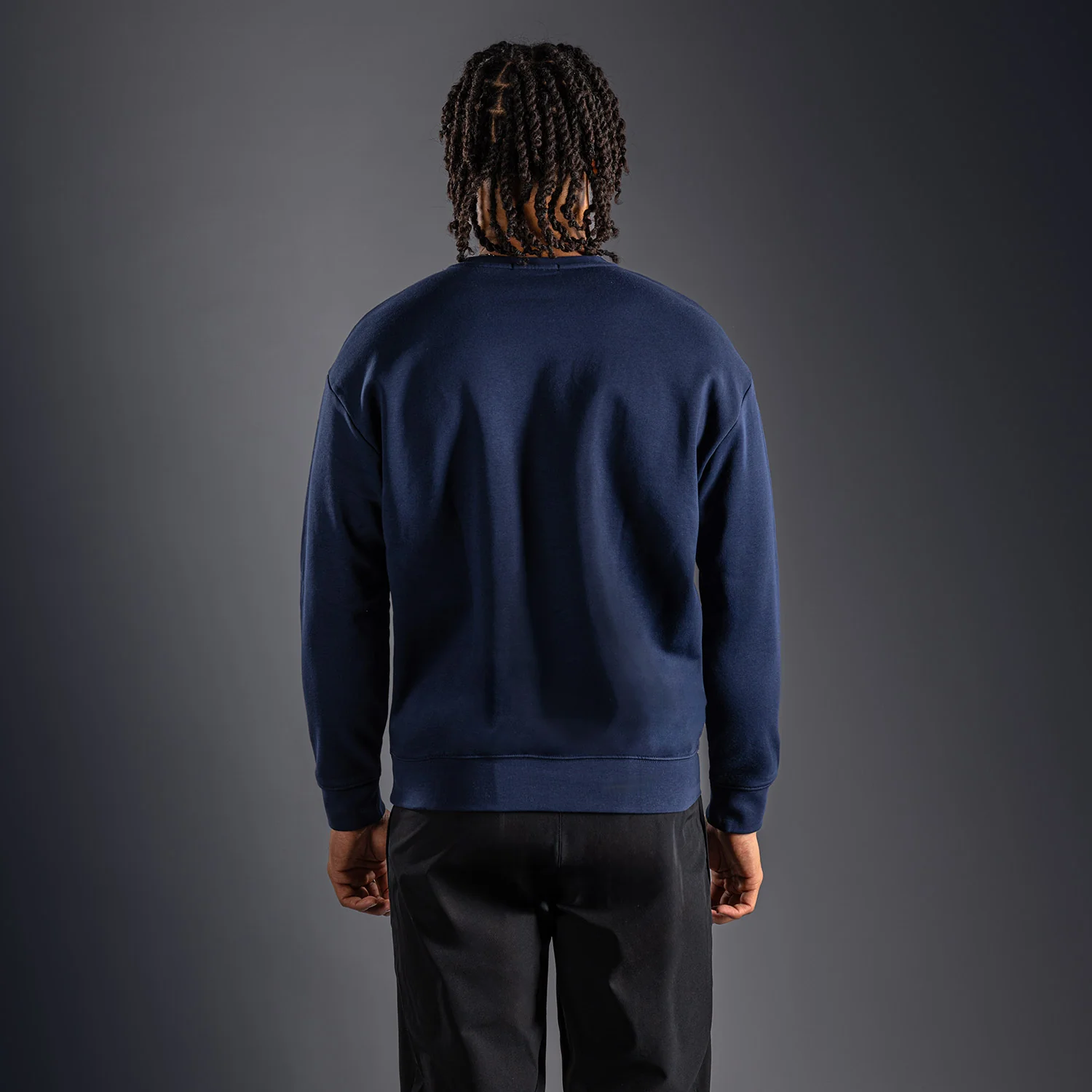 Venum Lineup Fleece Crew Navy - Blau/Weiß - Image 4