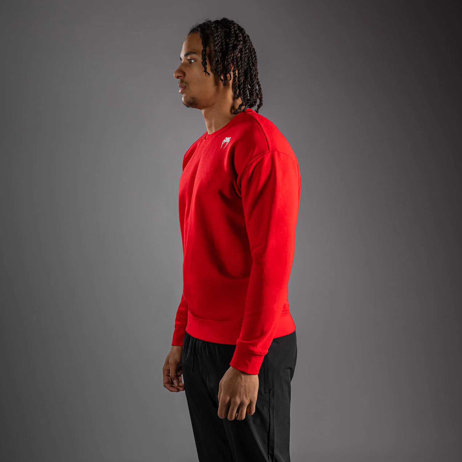 Venum Lineup Fleece Crew - Rot/Weiß - Image 2