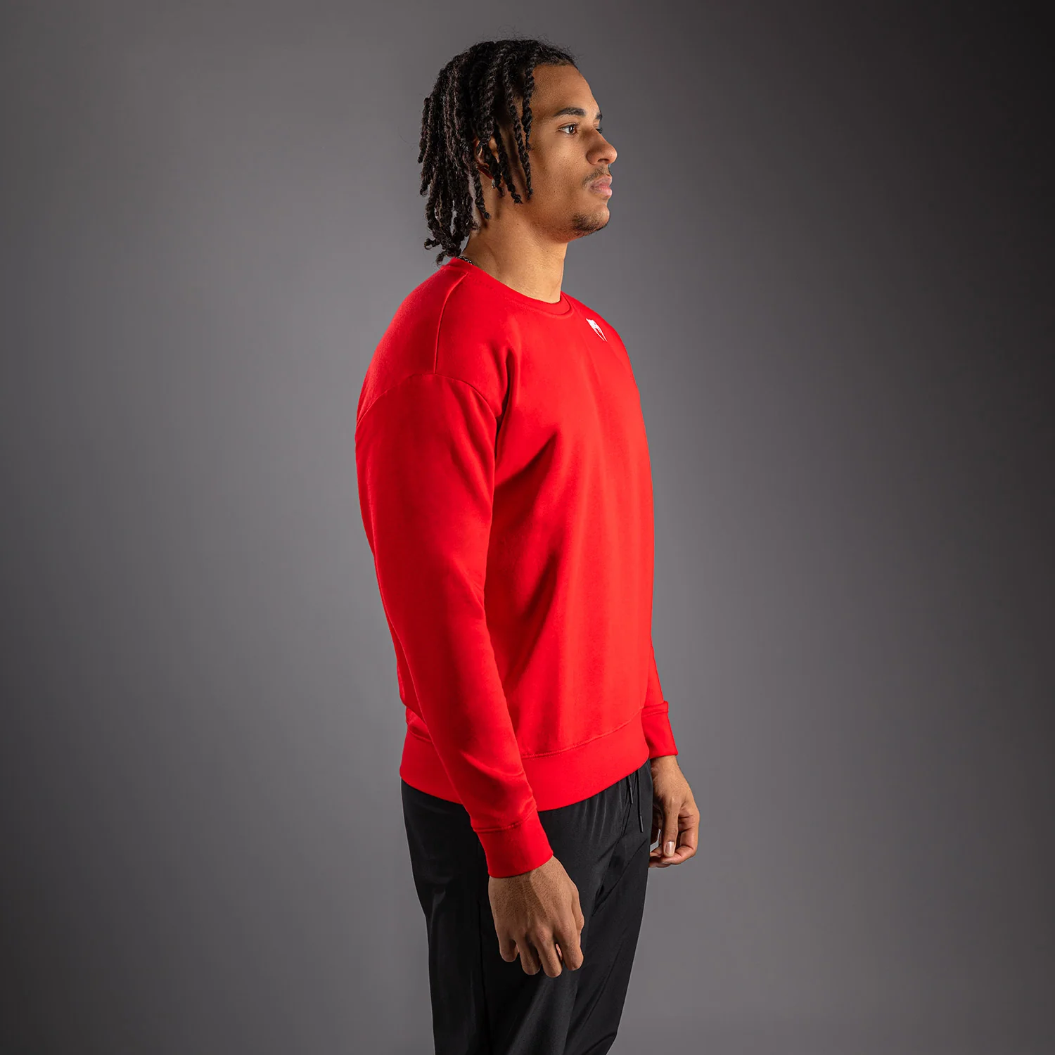 Venum Lineup Fleece Crew - Rot/Weiß - Image 3