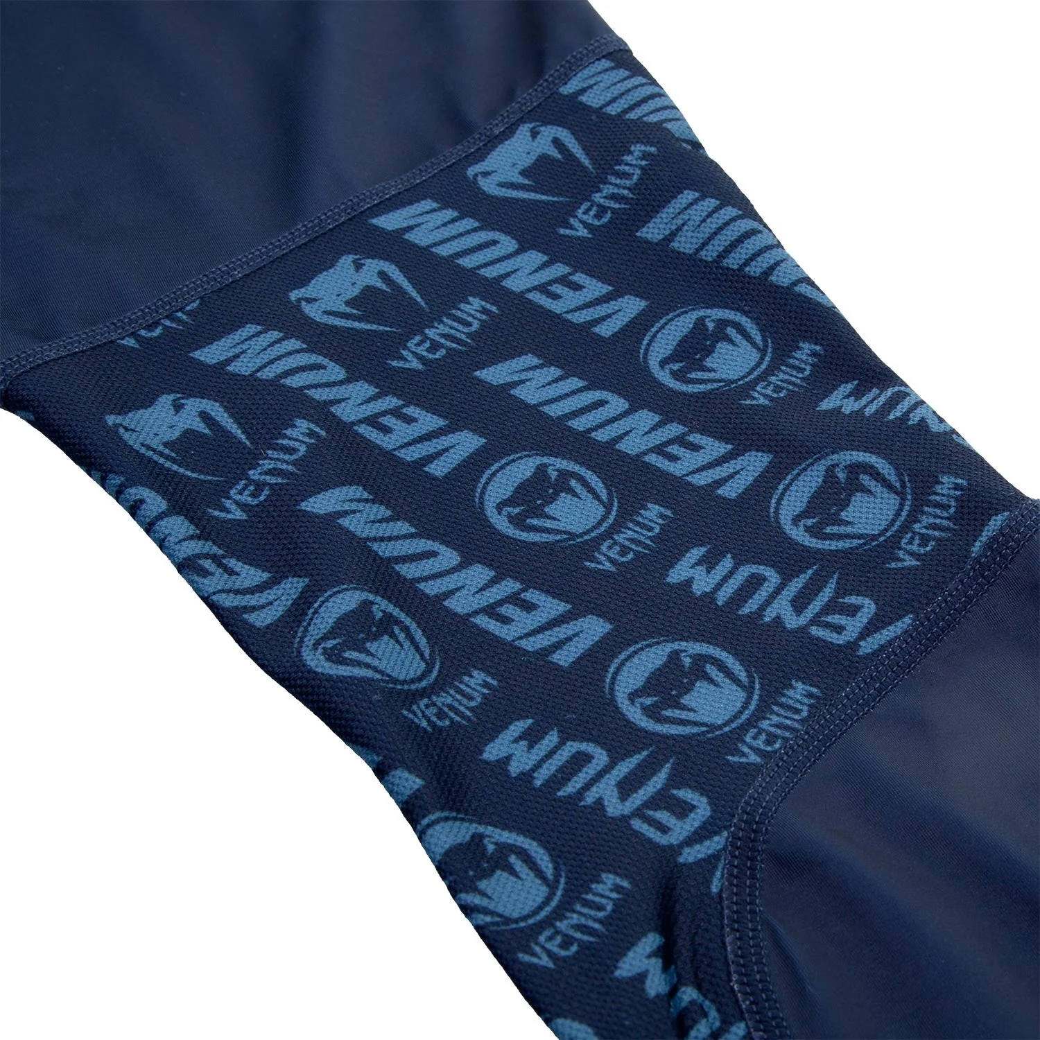 Venum Logos Kompressionshose - Marineblau/Weiß - Image 7