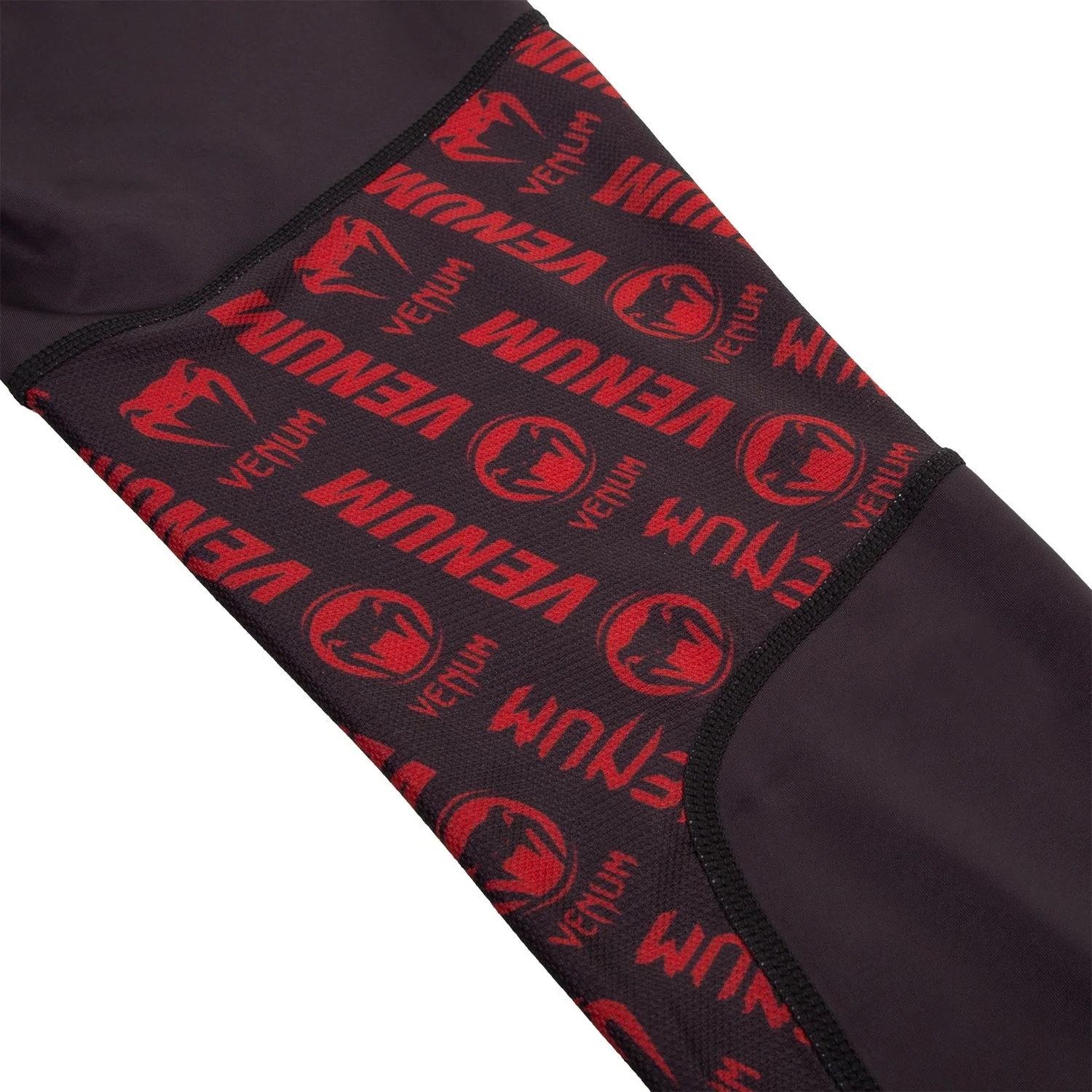 Venum Logos Kompressionshose - Schwarz/Rot - Image 7