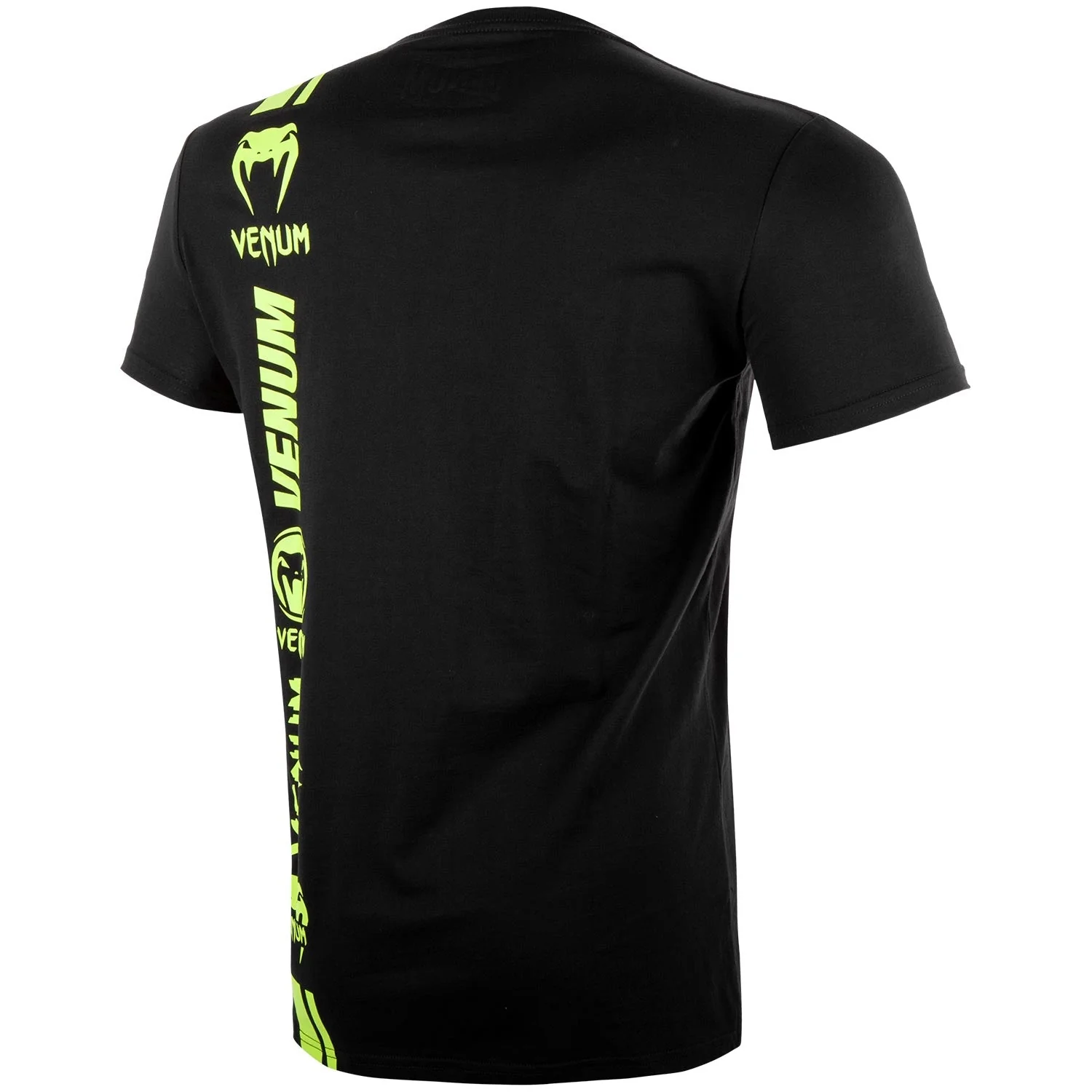 Venum Logos T-Shirt - Schwarz/Neongelb - Image 3