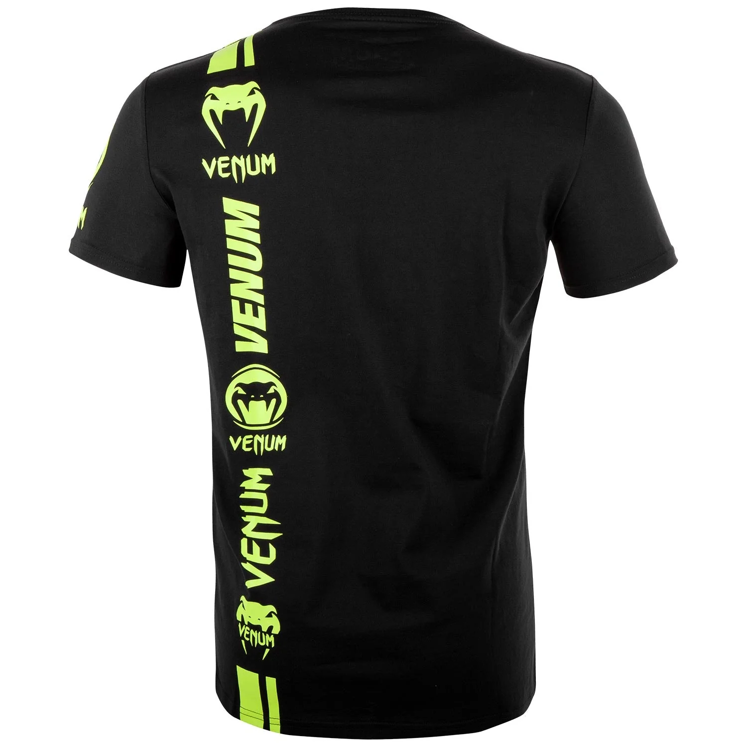 Venum Logos T-Shirt - Schwarz/Neongelb - Image 4