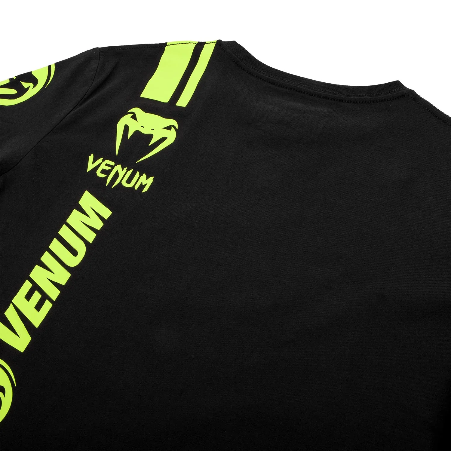 Venum Logos T-Shirt - Schwarz/Neongelb - Image 7