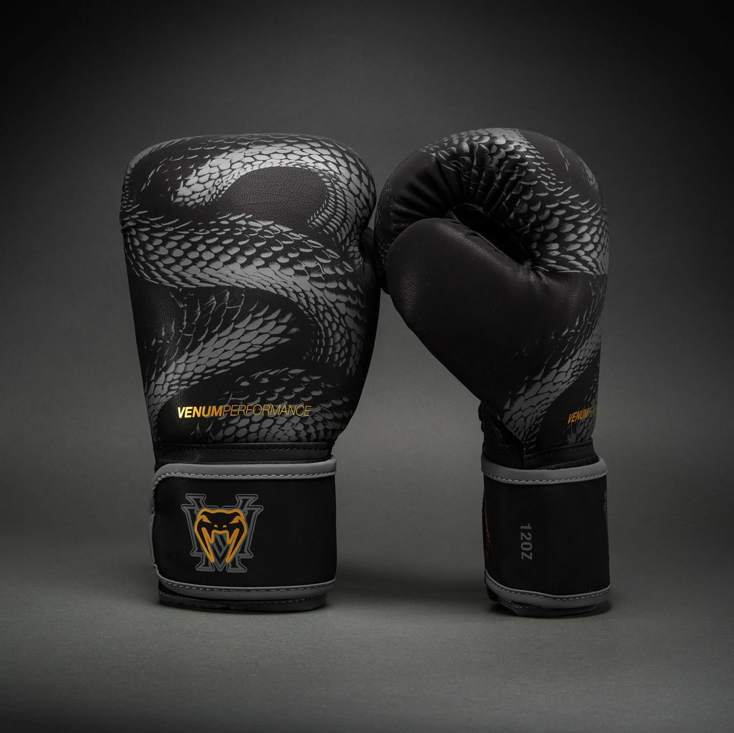 Venum Matupa Boxhandschuhe - Schwarz/Grau/Gold - Image 2