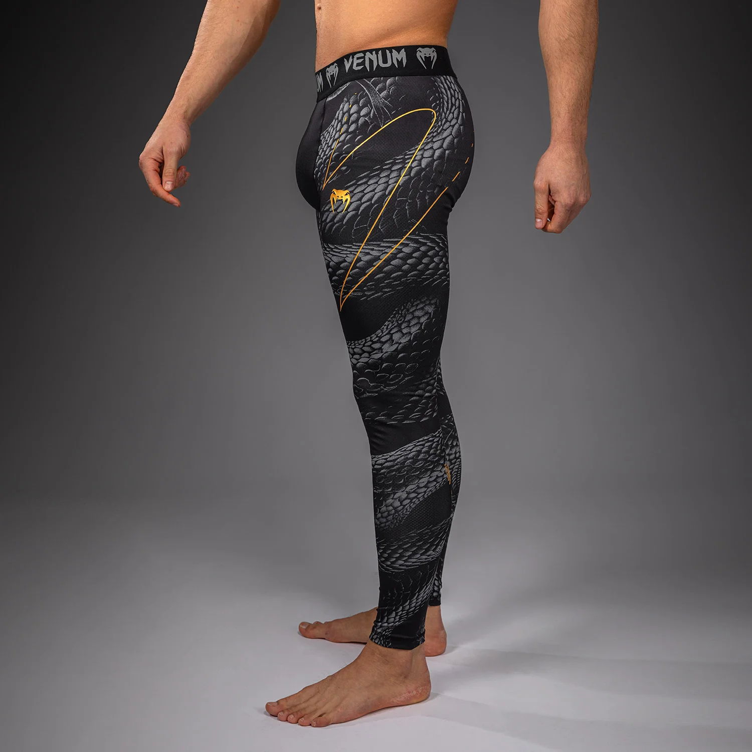 Venum Matupa Spats - Schwarz/Grau/Gold - Image 2
