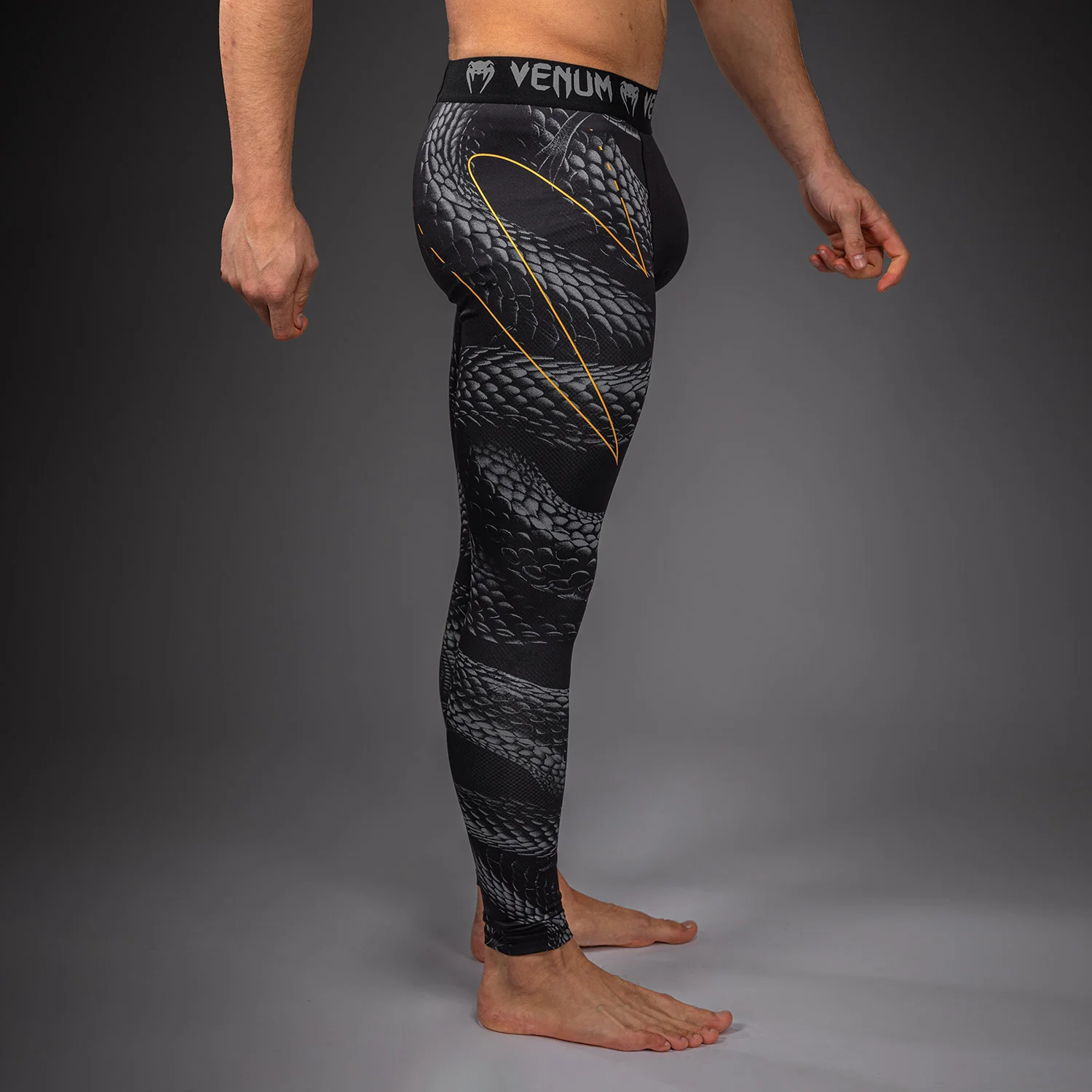 Venum Matupa Spats - Schwarz/Grau/Gold - Image 3