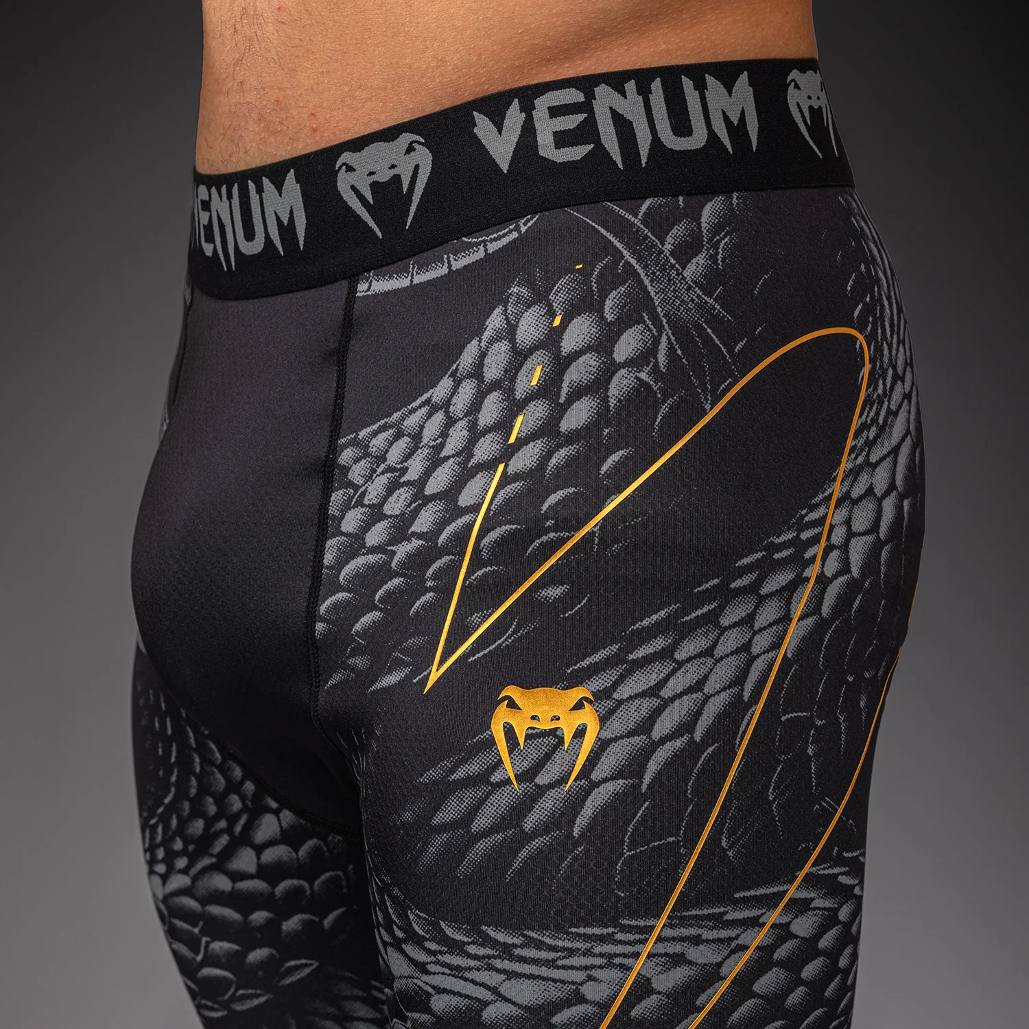 Venum Matupa Spats - Schwarz/Grau/Gold - Image 6