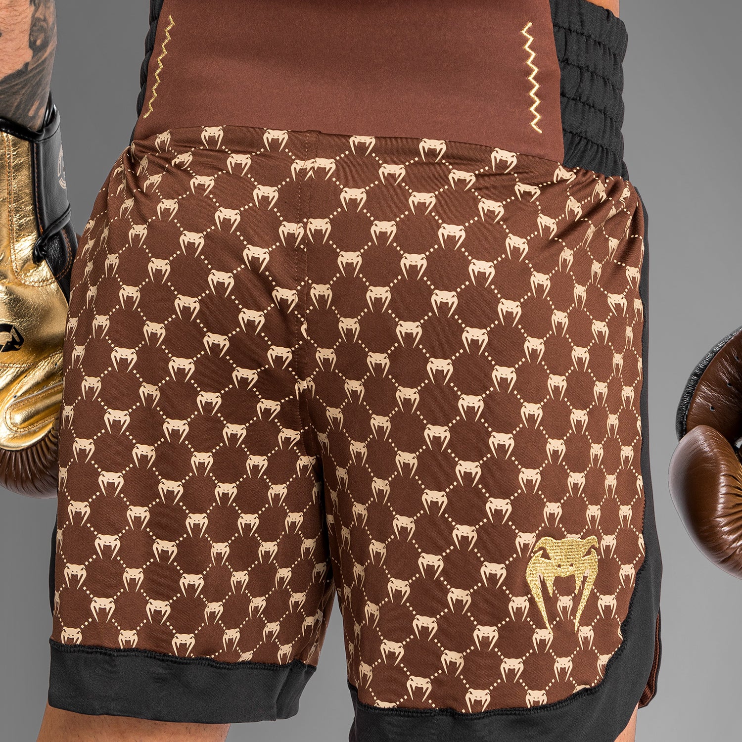 Venum Monogram Boxershorts - Schwarz/Braun - Image 8