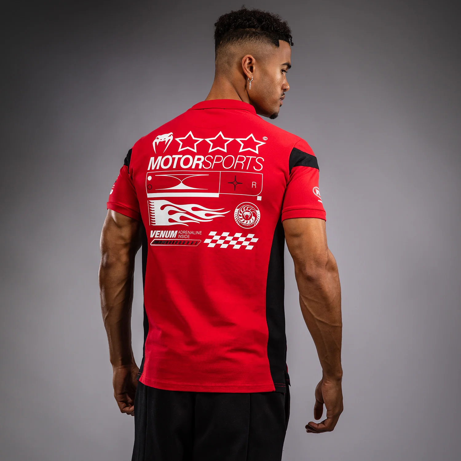 Venum Motorsport Baumwoll-Polo - Rennrot