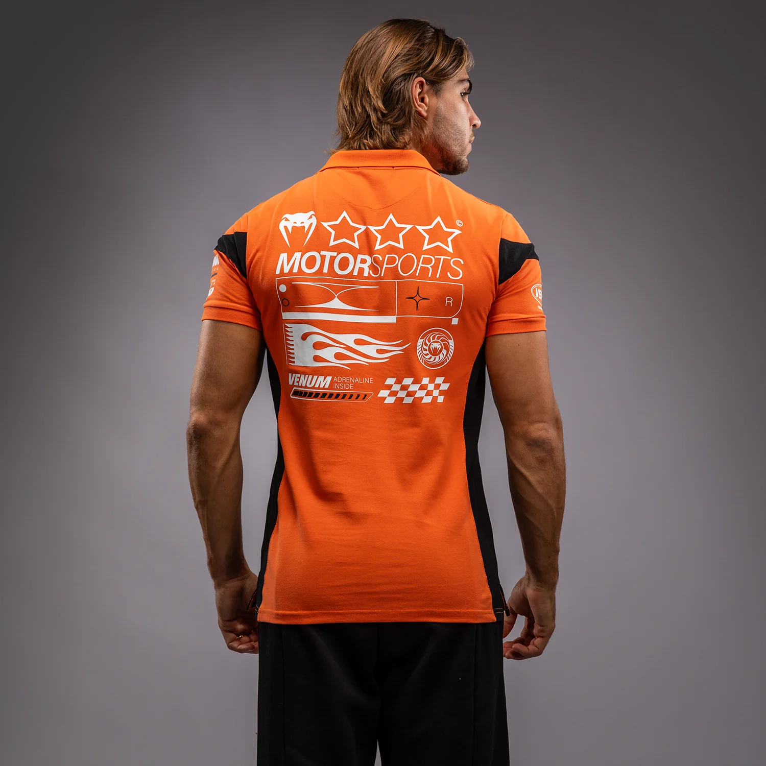 Venum Motorsport Baumwollpolo - Mandarine