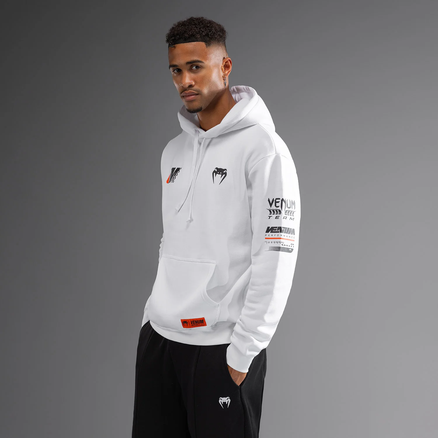 Venum Motorsport Hoodie - Schneeweiß - Image 2