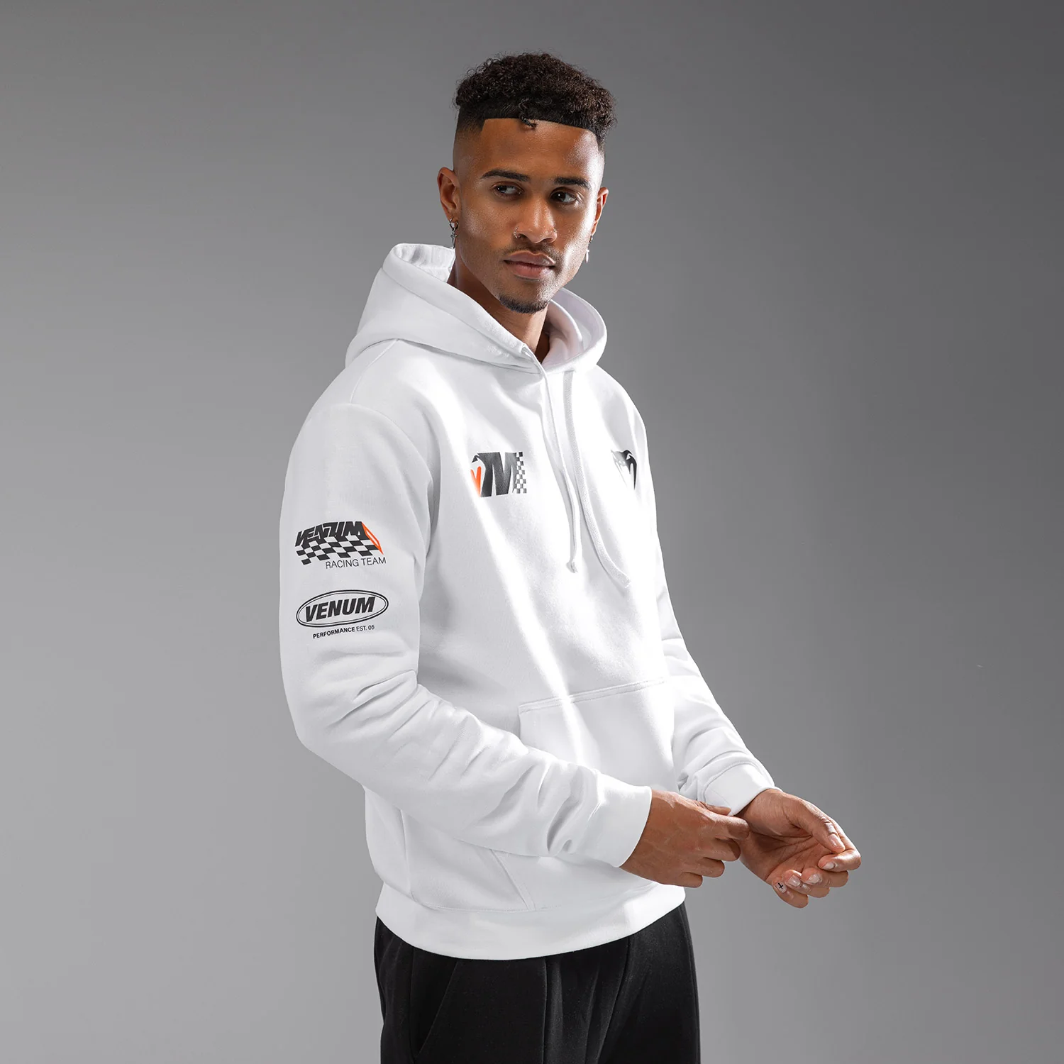 Venum Motorsport Hoodie - Schneeweiß - Image 3