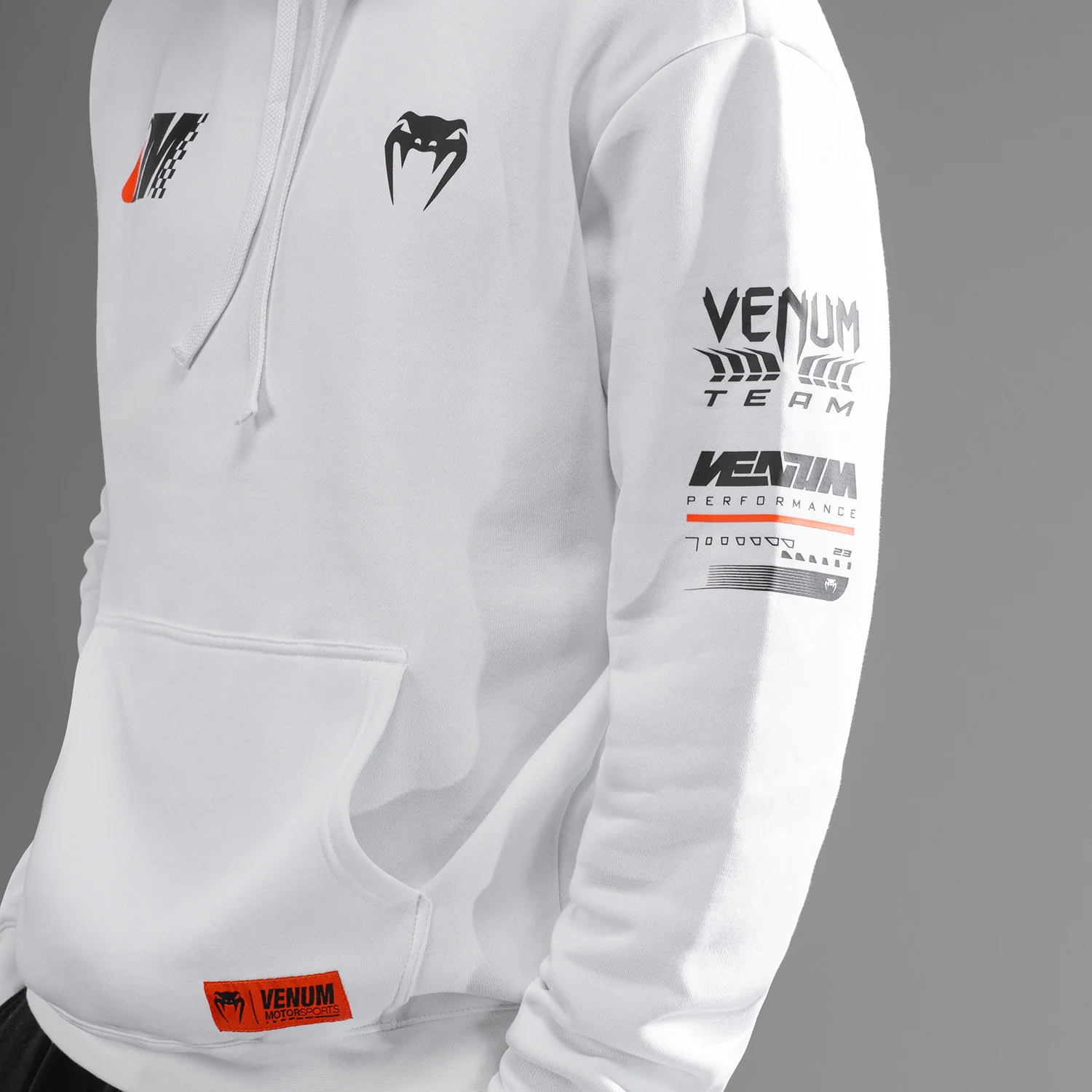 Venum Motorsport Hoodie - Schneeweiß - Image 5