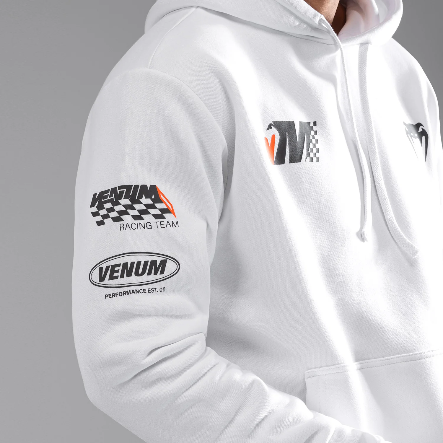 Venum Motorsport Hoodie - Schneeweiß - Image 6